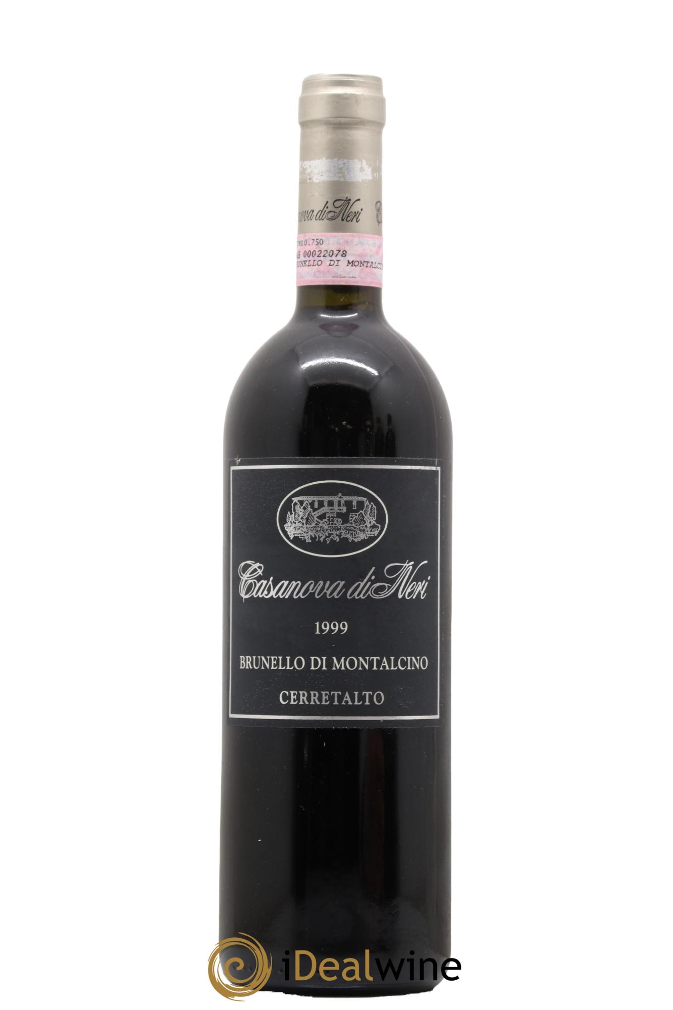 Brunello di Montalcino DOCG Cerretalto Casanova di Neri - Giacomo Neri 1999 - Lot de 1 bouteille - 0