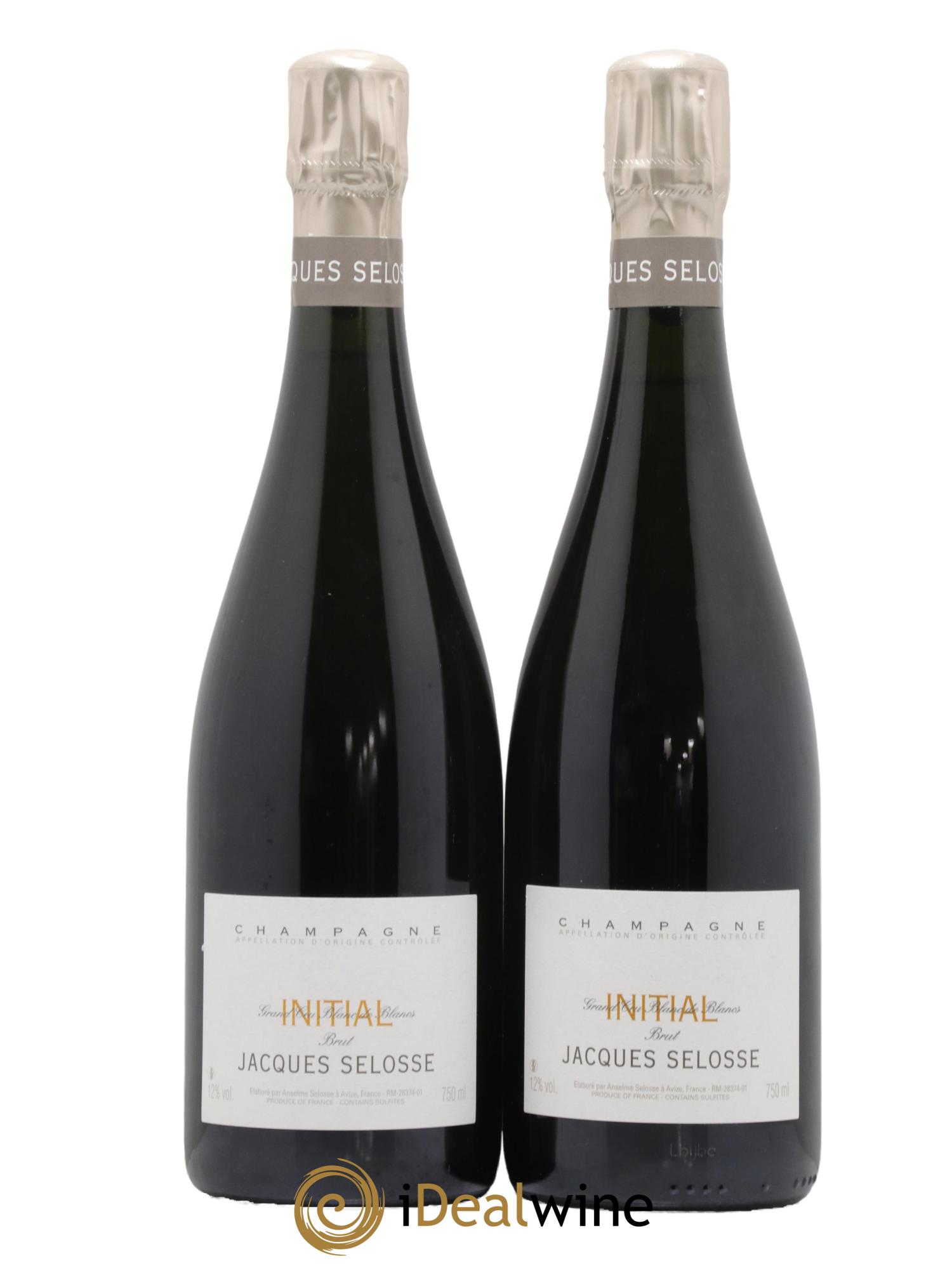 Initial Brut Jacques Selosse - Lot de 2 bouteilles - 0