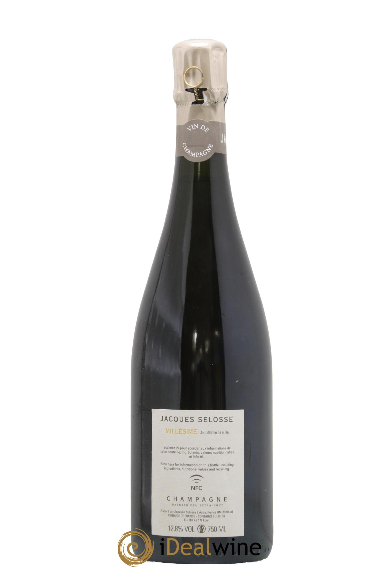 1er Cru Millésimé Extra-Brut Jacques Selosse 2012 - Lot de 1 bouteille - 1