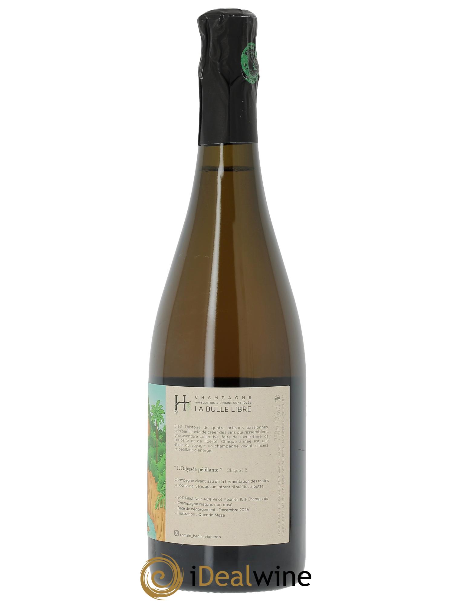 L'Odyssée Pétillante Chapitre 2 Romain Henin  2023 - Lot de 1 bouteille - 1