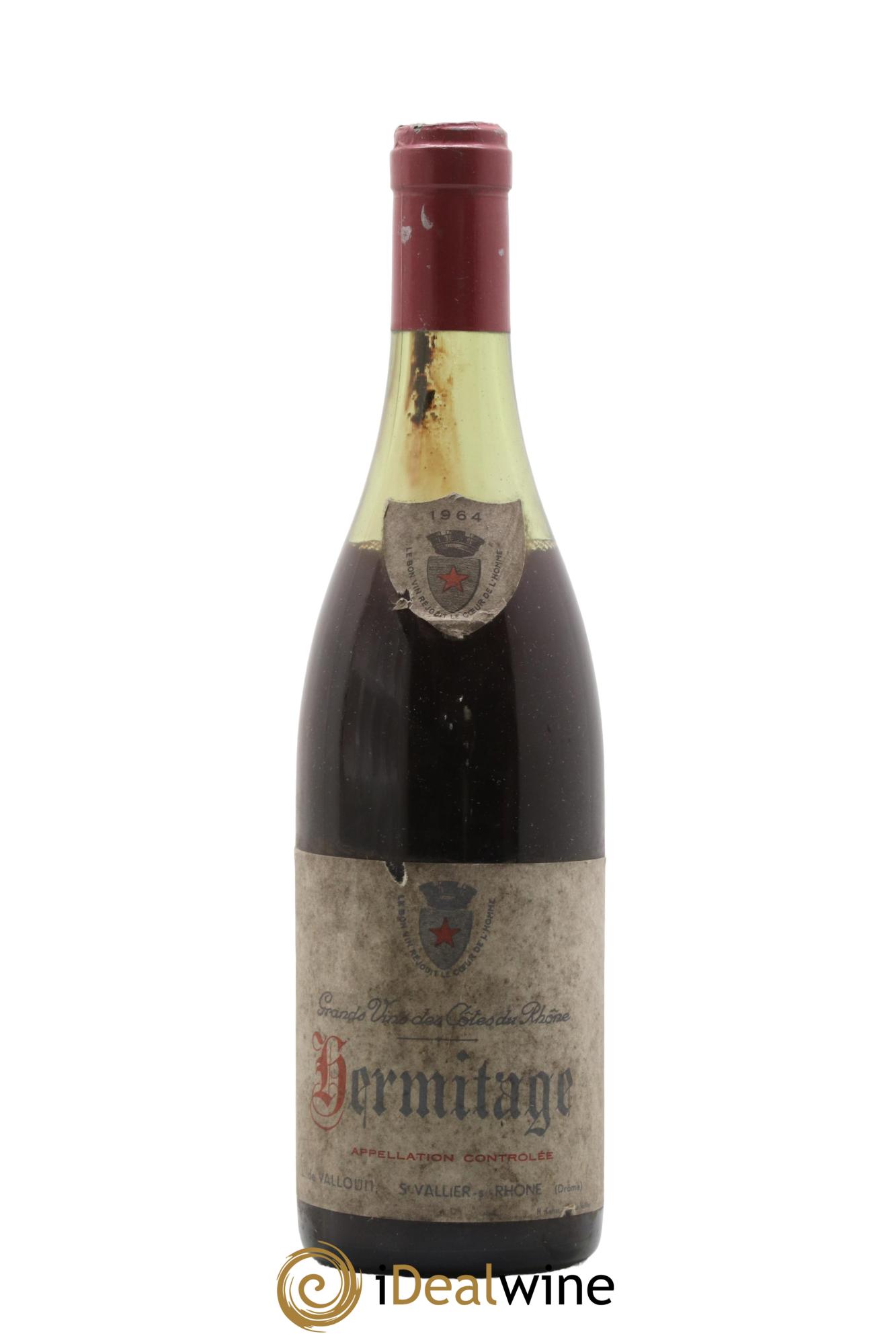 Hermitage Domaine de Vallouit 1964 - Lot de 1 bouteille - 0