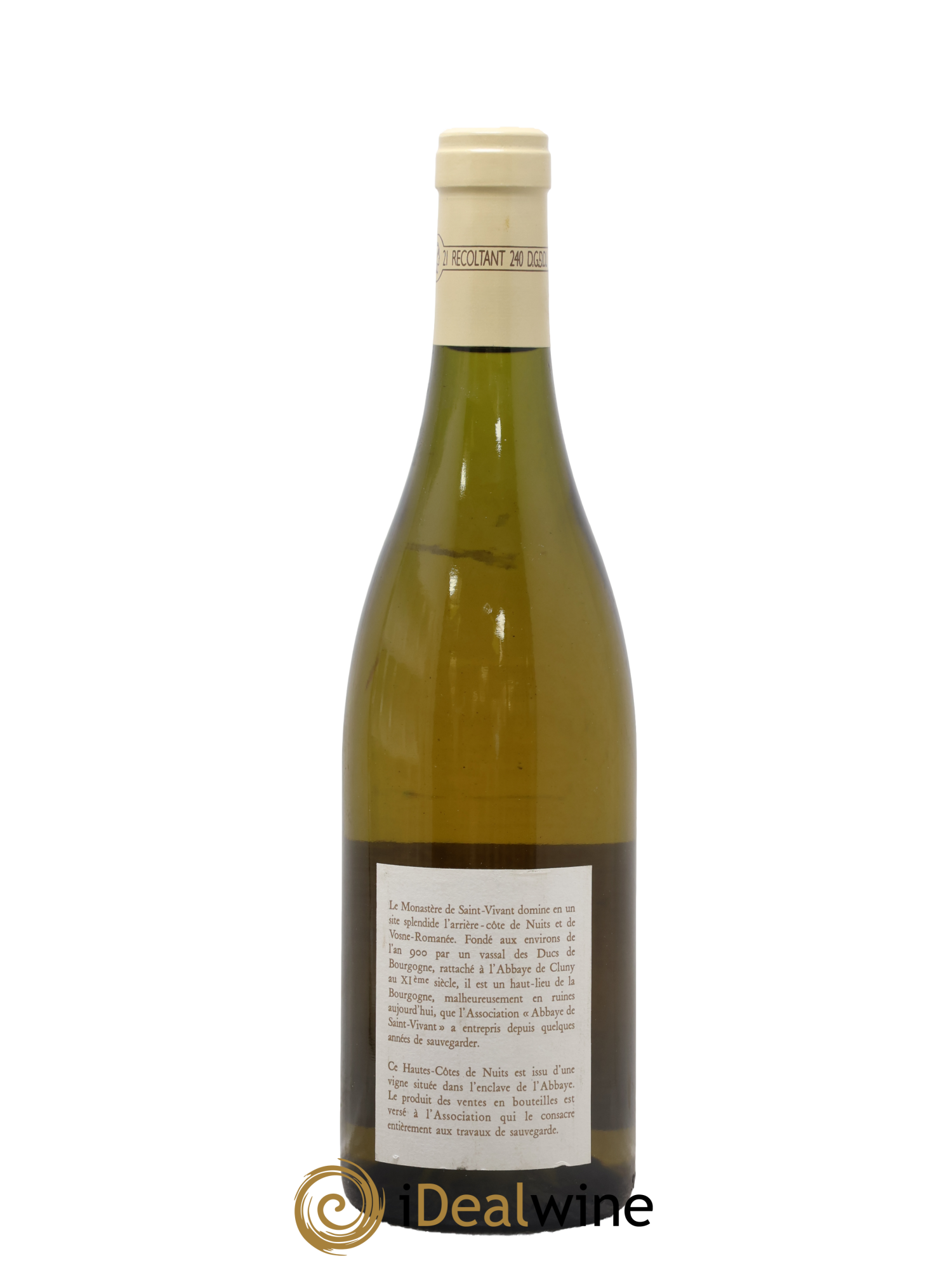 Hautes-Côtes de Nuits Abbaye de Saint-Vivant Domaine de la Romanée-Conti 2008 - Lot de 1 bouteille - 1