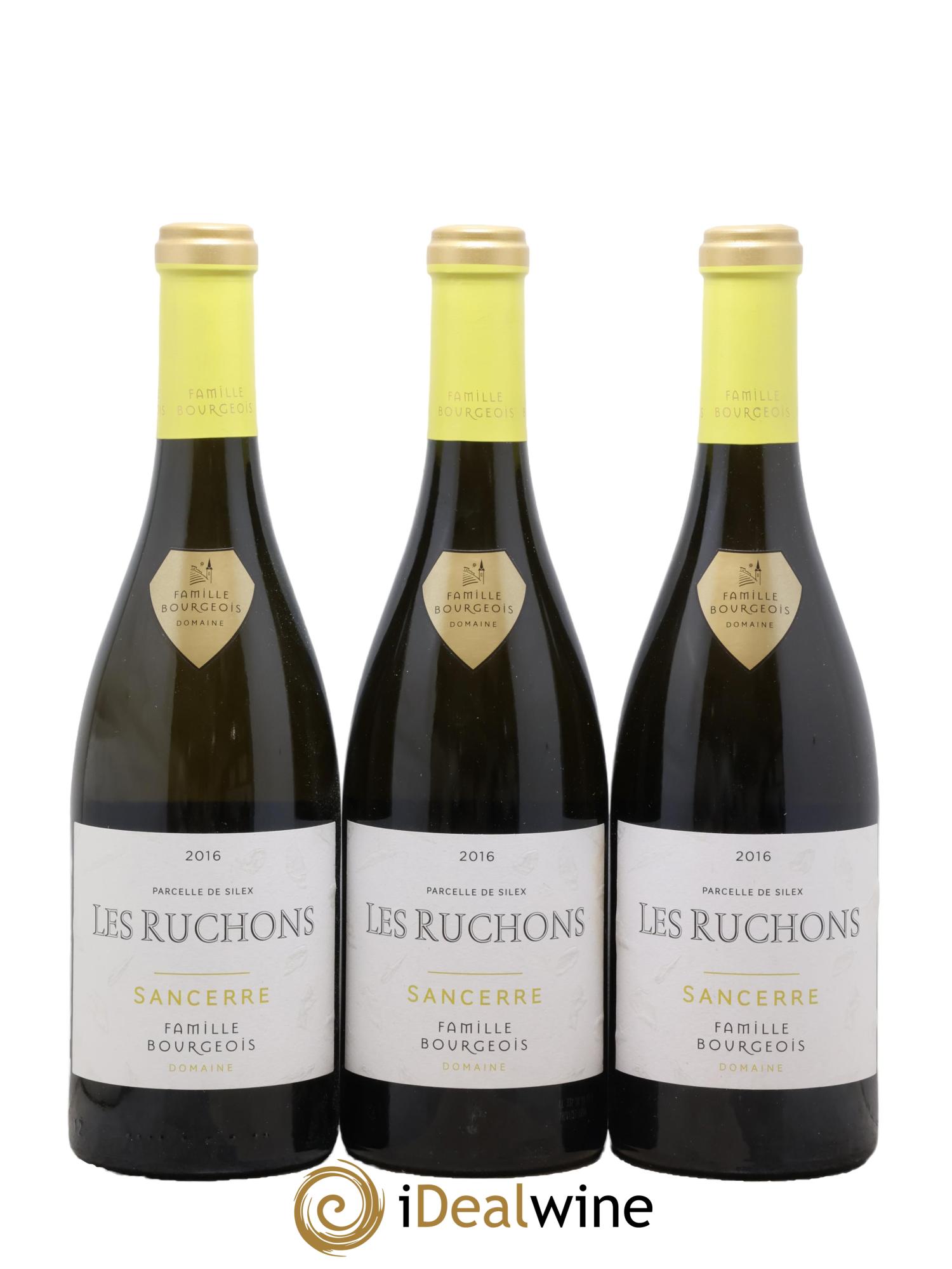 Sancerre Les Ruchons Famille Bourgeois 2016 - Posten von 3 Flaschen - 0