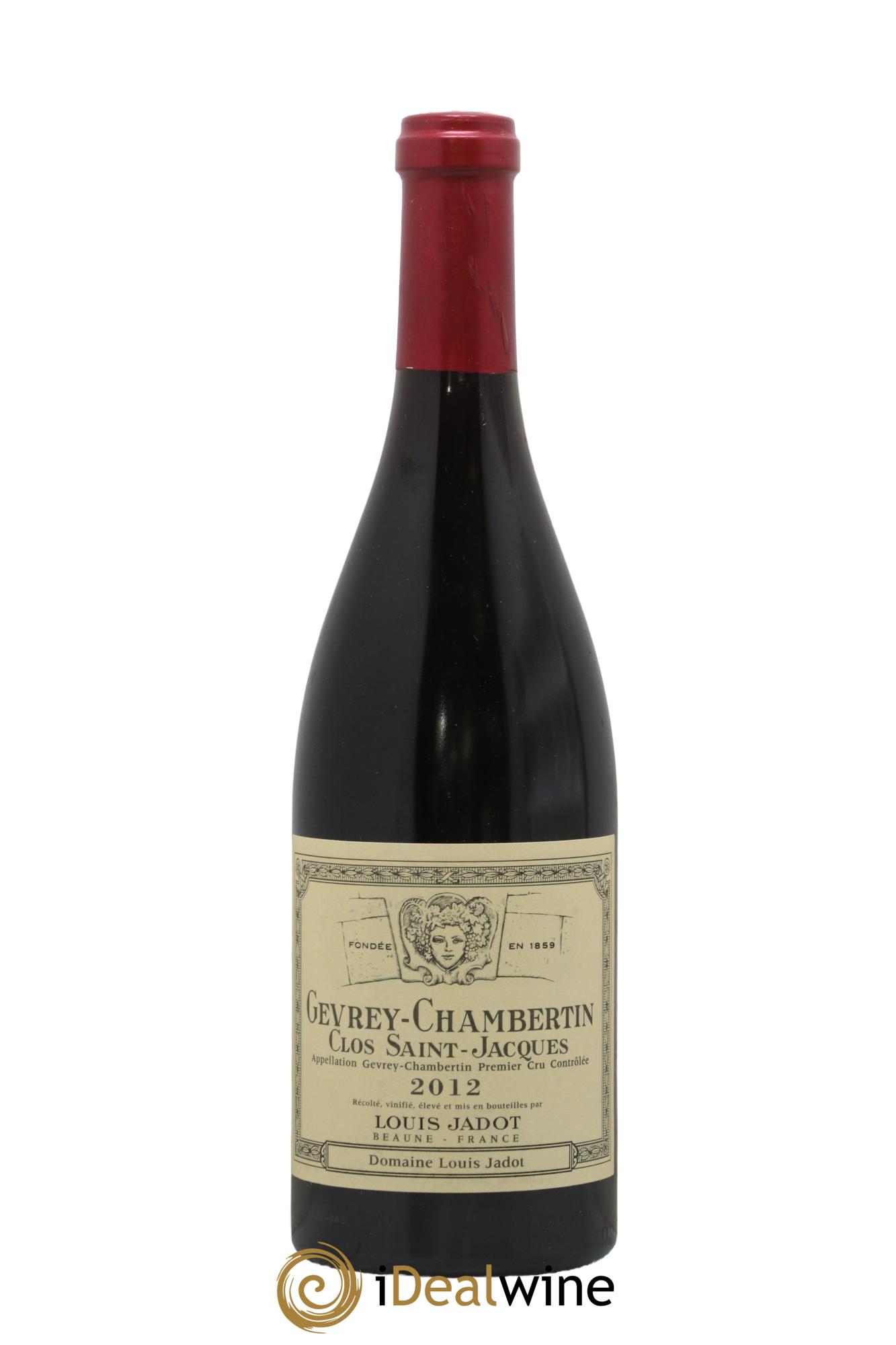 Gevrey-Chambertin 1er Cru Clos Saint Jacques Domaine Louis Jadot  2012 - Lot de 1 bouteille - 0