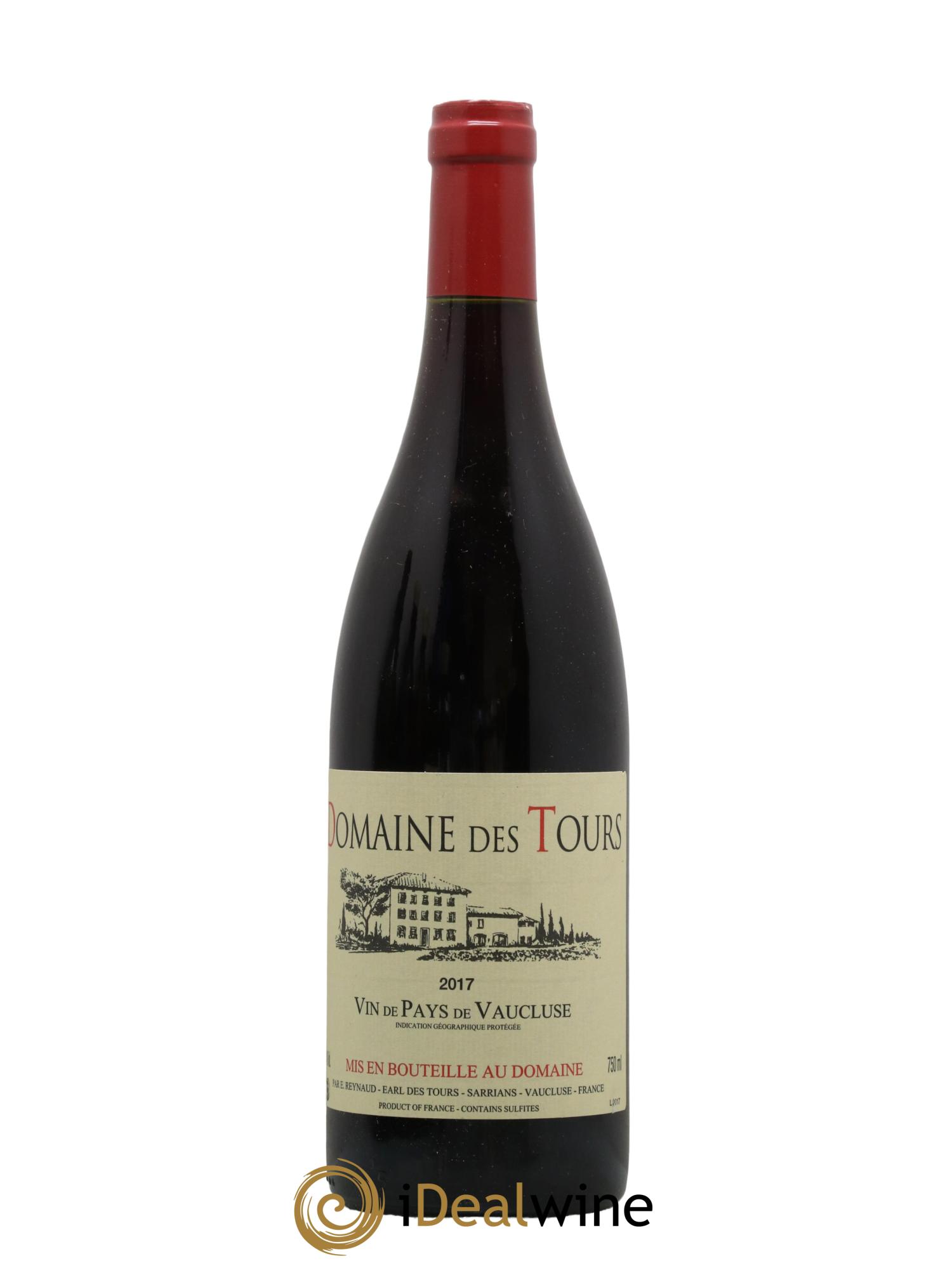 Vaucluse (Vin de Pays de Vaucluse) Domaine des Tours Emmanuel Reynaud 2017 - Lot de 1 bouteille - 0