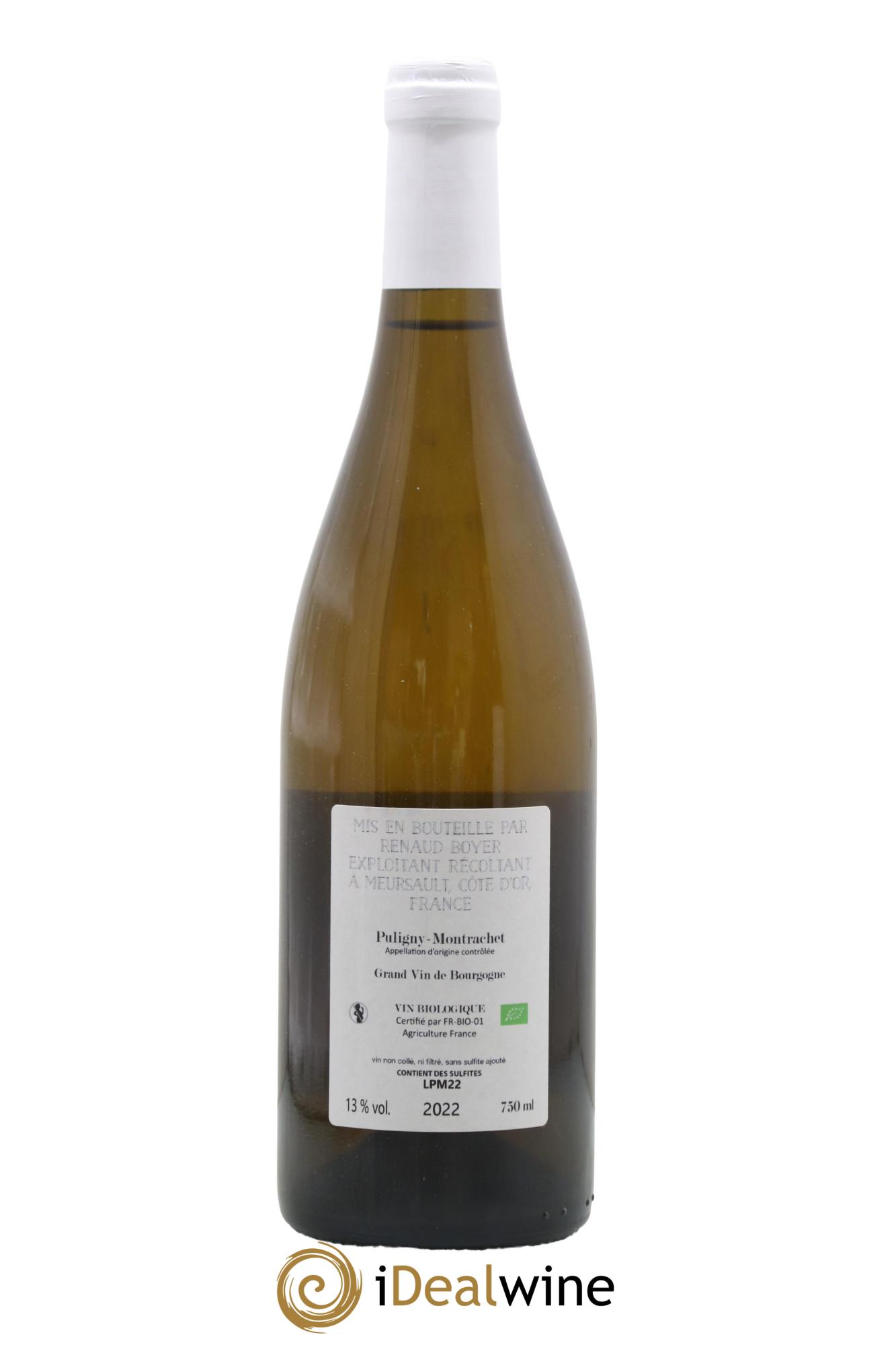 Puligny-Montrachet Les Reuchaux Renaud Boyer 2022 - Posten von 1 Flasche - 1