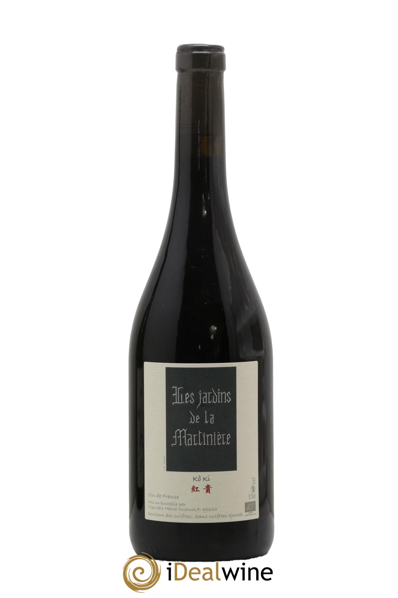 Vin de France Kô Ki Les Jardins de la Martinière 2018 - Lot de 1 bouteille - 0