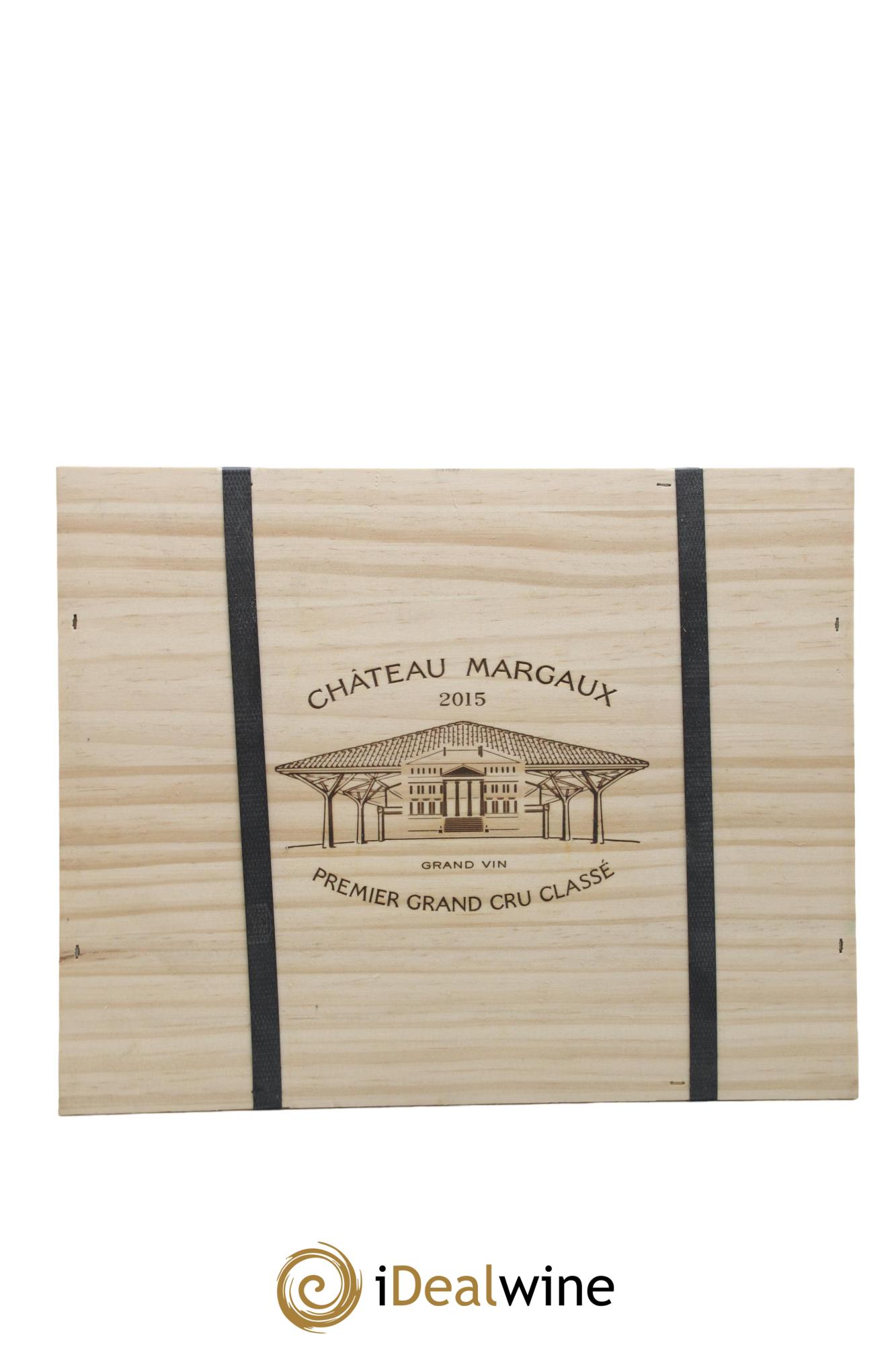 Château Margaux 1er Grand Cru Classé 2015 - Lot de 3 bouteilles - 3