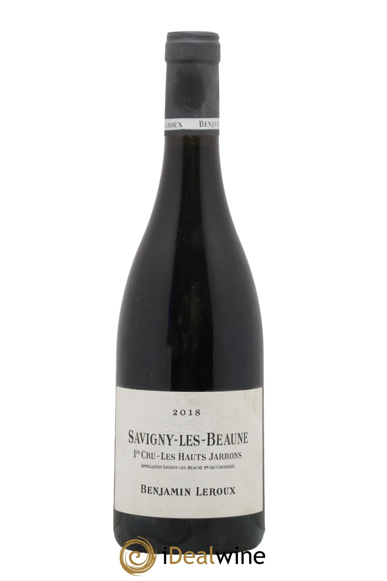 Savigny-lès-Beaune 1er Cru Les Hauts Jarrons Domaine Benjamin Leroux 2018 - Lot de 1 bouteille - 0
