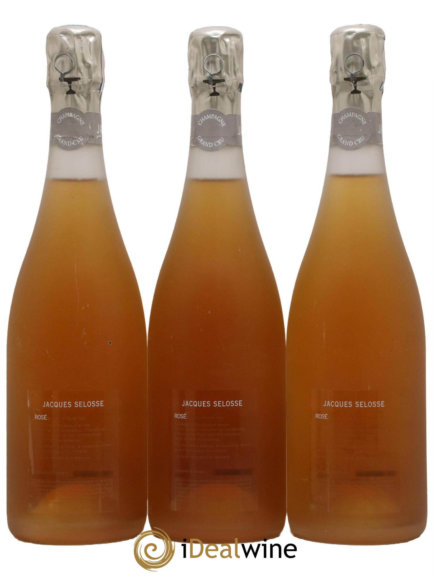 Rosé Brut Jacques Selosse - Lot de 3 bouteilles - 1