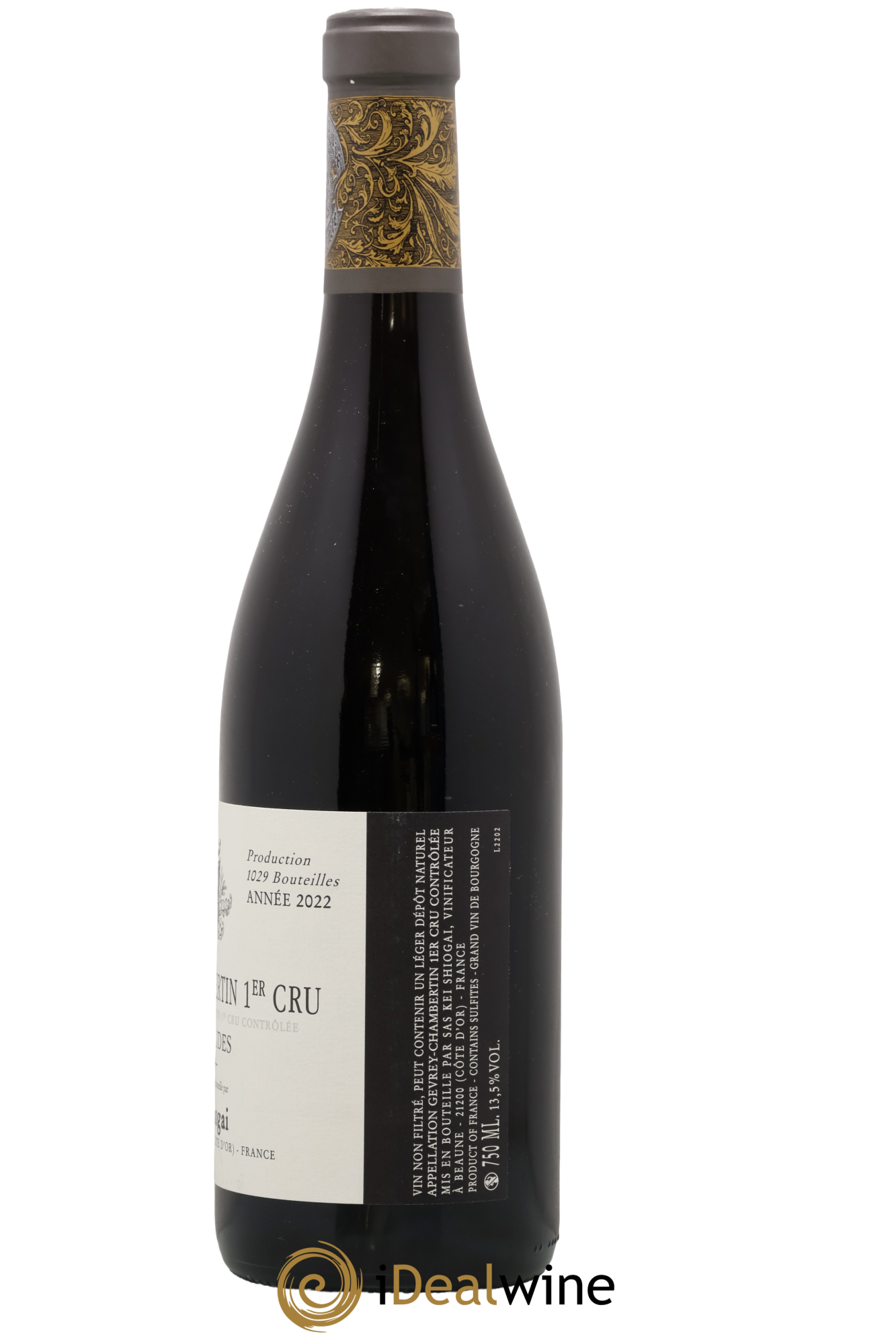 Gevrey-Chambertin 1er Cru Cherbaudes Kei Shiogai 2022 - Lot de 1 bouteille - 1