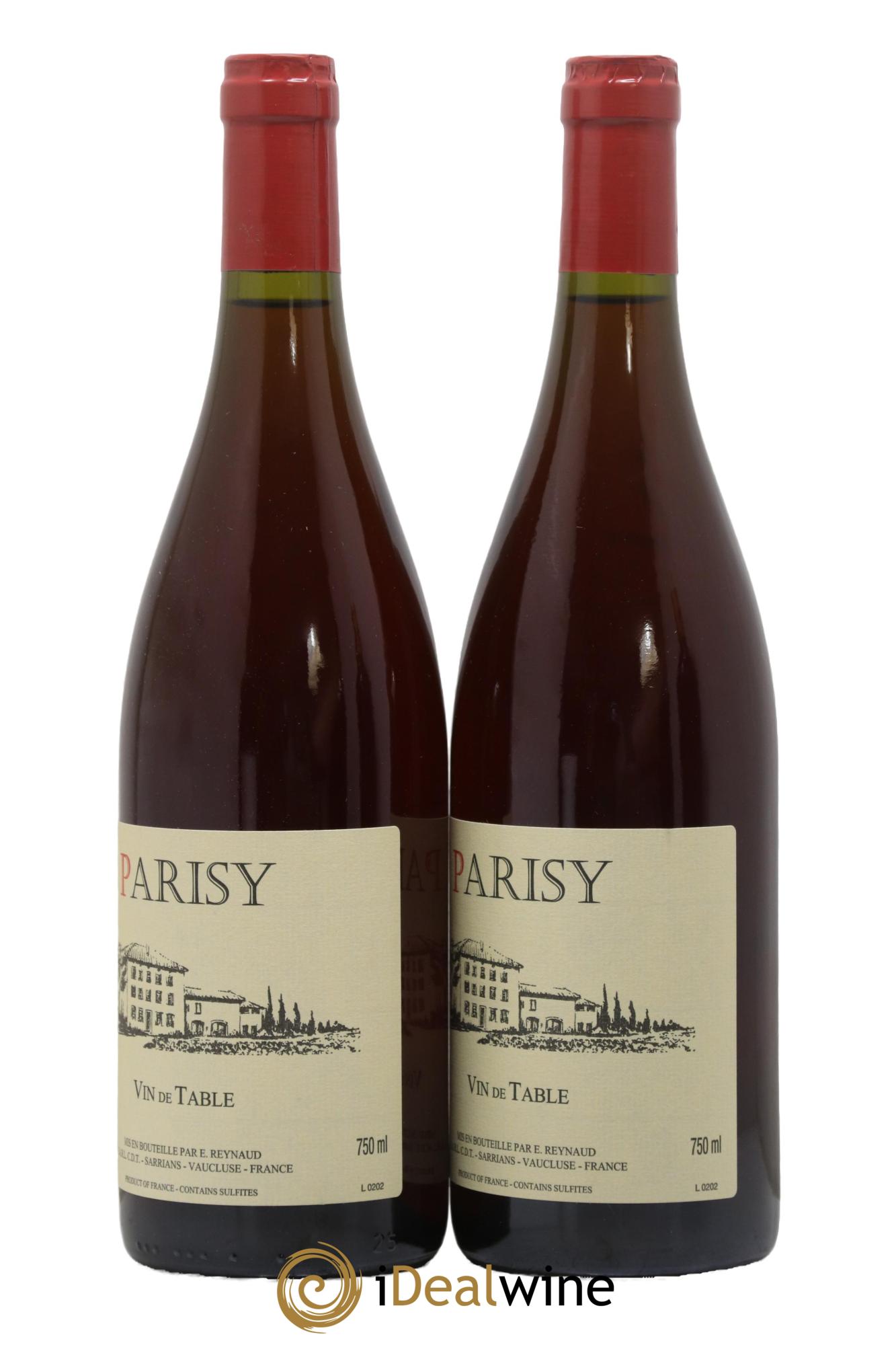 Vin de Table Parisy  Emmanuel Reynaud 2020 - Lot of 2 bottles - 1