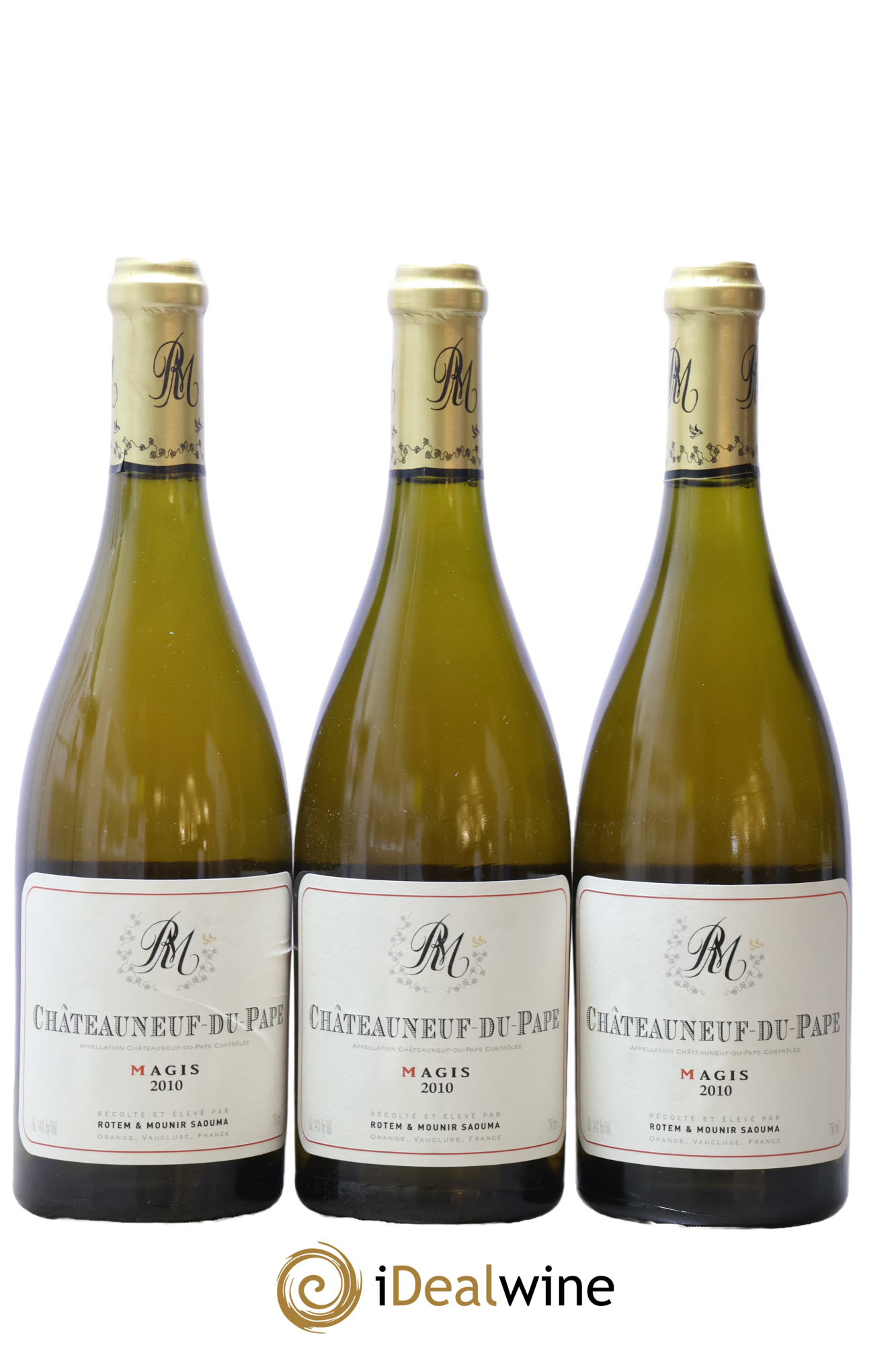 Châteauneuf-du-Pape Magis Rotem & Mounir Saouma 2010 - Lot de 3 bouteilles - 0
