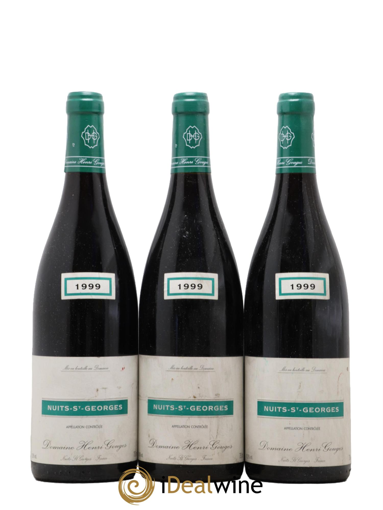 Nuits-Saint-Georges Henri Gouges 1999 - Posten von 3 Flaschen - 0