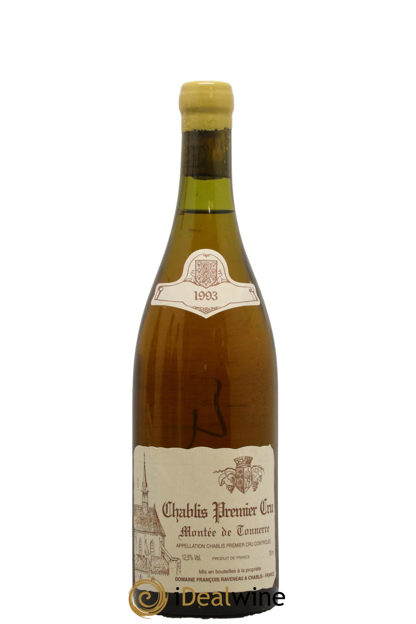 Chablis 1er Cru Montée de Tonnerre Raveneau (Domaine) 1993 - Lot de 1 bouteille - 0