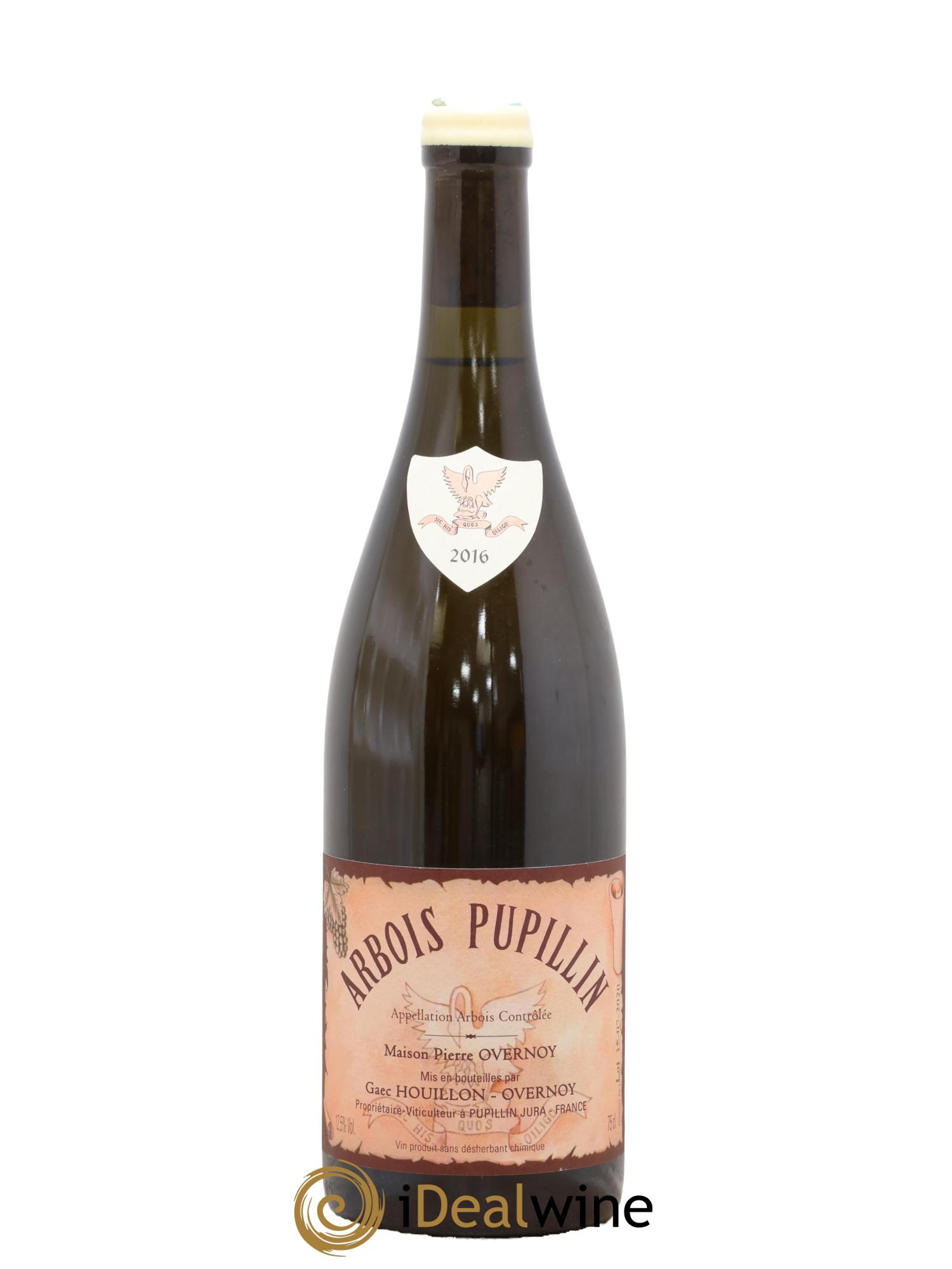 Arbois-Pupillin Chardonnay (cire blanche) Overnoy-Houillon (Domaine) 2016 - Lot de 1 bouteille - 0