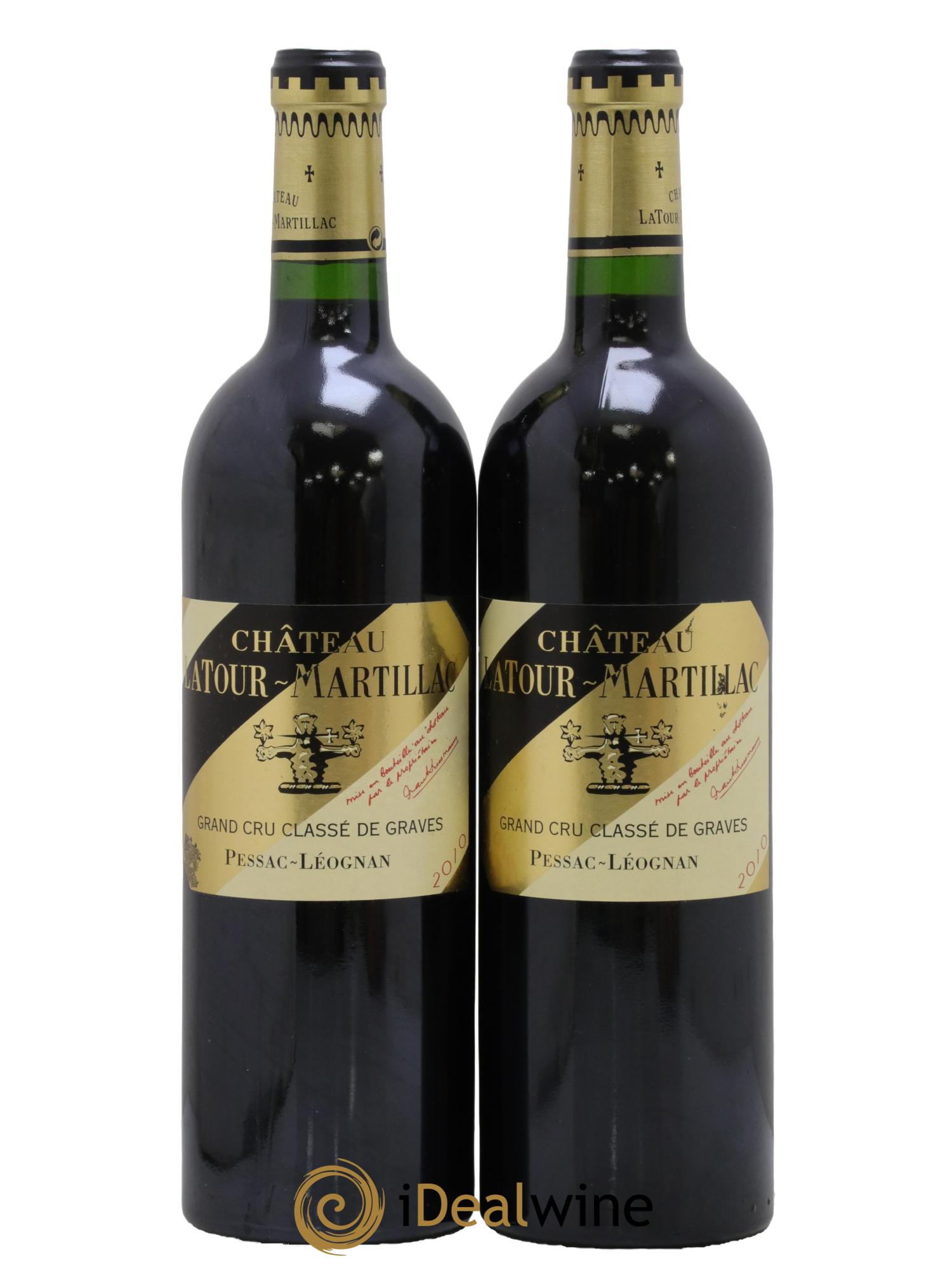 Château Latour-Martillac Cru Classé de Graves 2010 - Lot de 2 bouteilles - 0