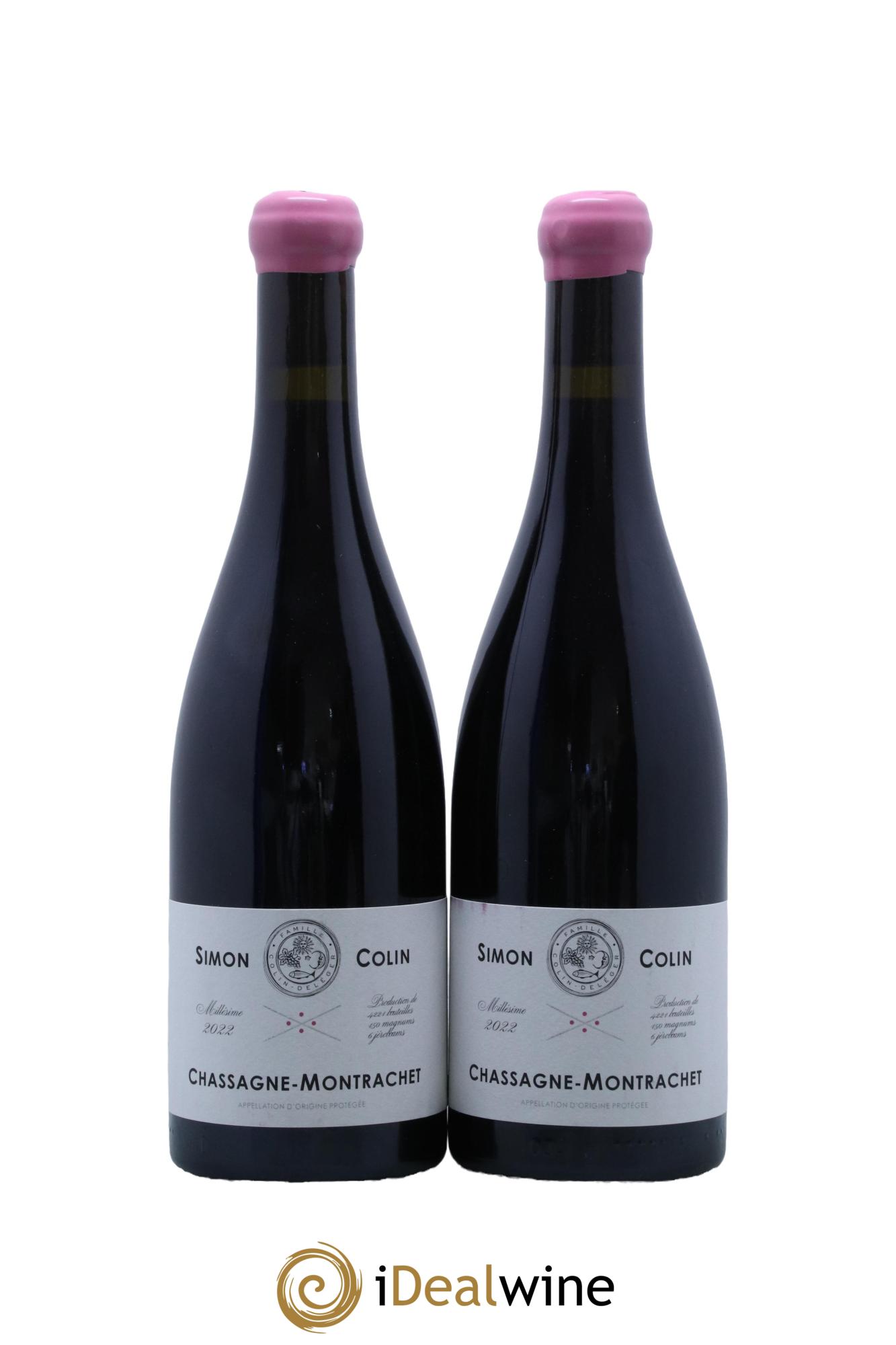 Chassagne-Montrachet Simon Colin 2022 - Lot de 2 bouteilles - 0
