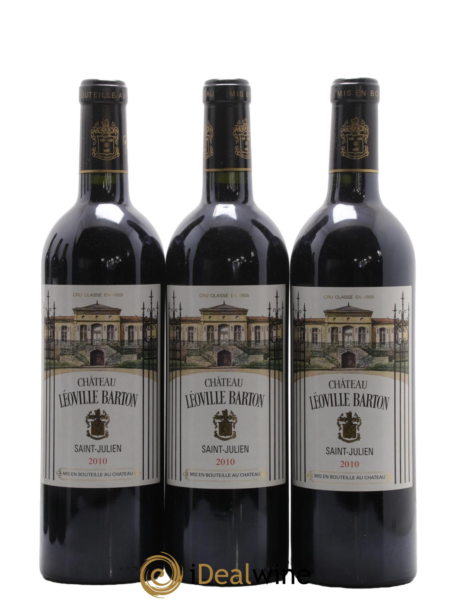 Château Léoville Barton 2ème Grand Cru Classé 2010 - Lot de 6 bouteilles - 1