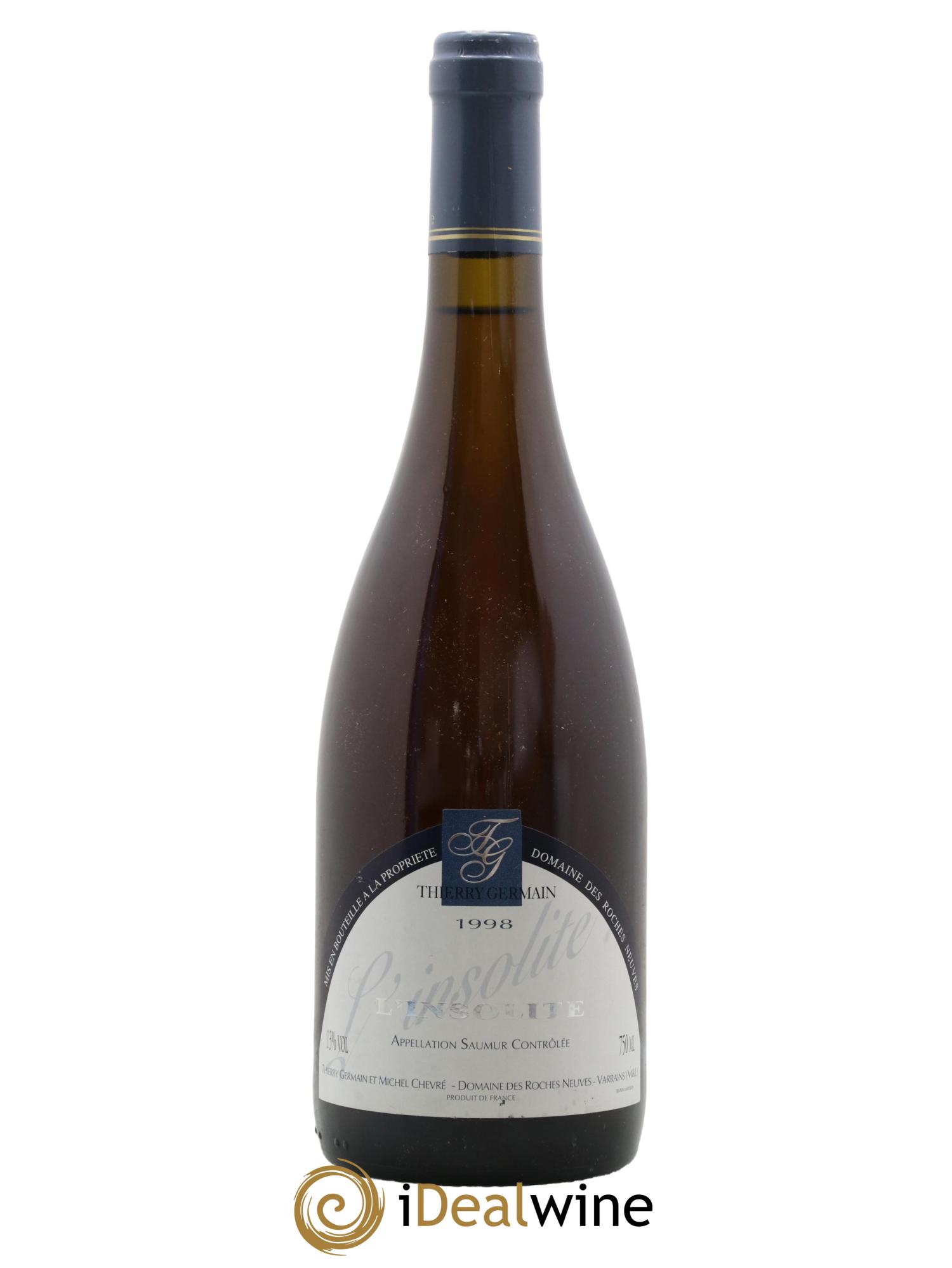 Saumur Insolite Domaine des Roches Neuves - Thierry Germain 1998 - Posten von 1 Flasche - 0