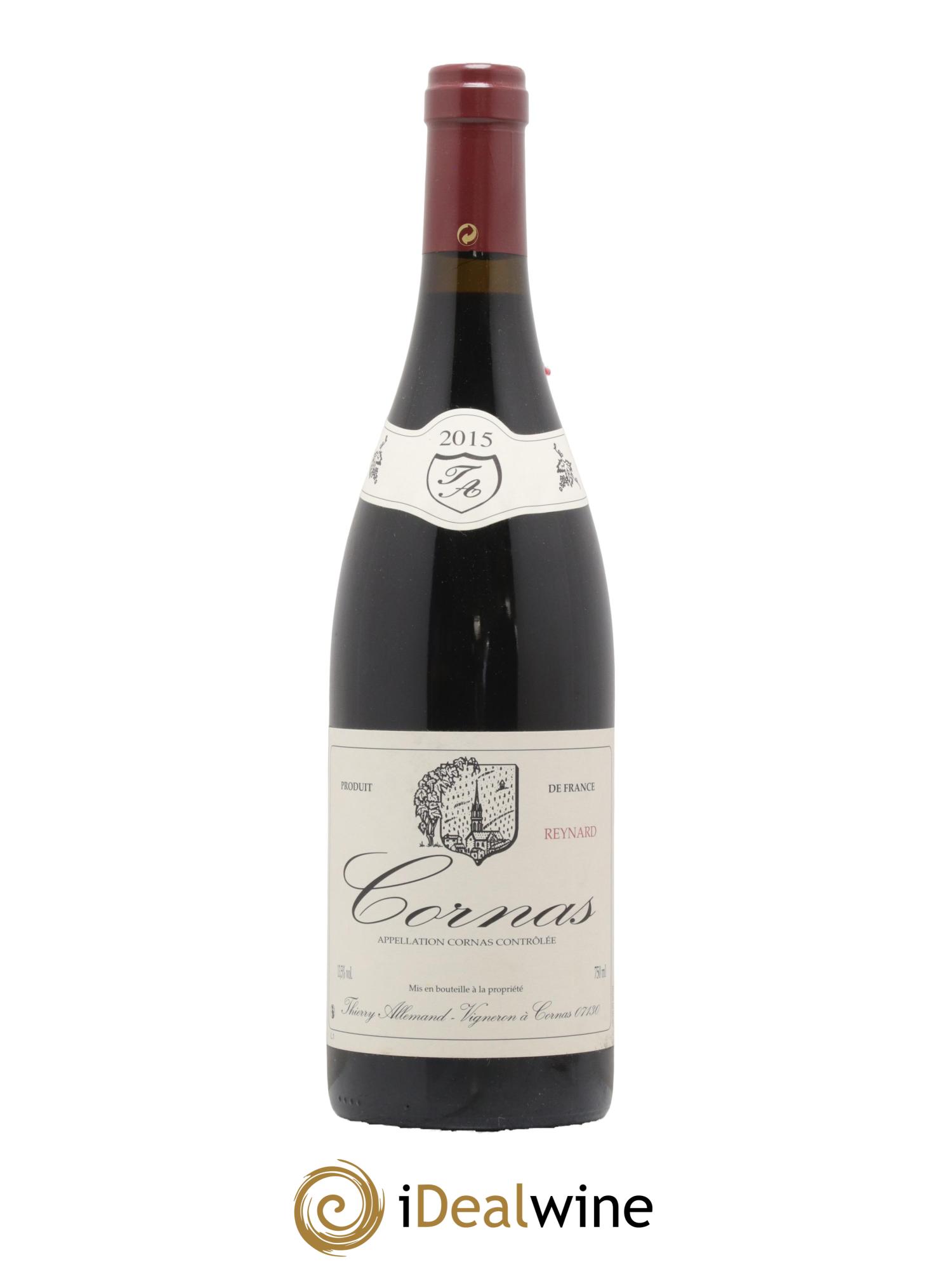 Cornas Reynard Thierry Allemand 2015 - Lot de 1 bouteille - 0