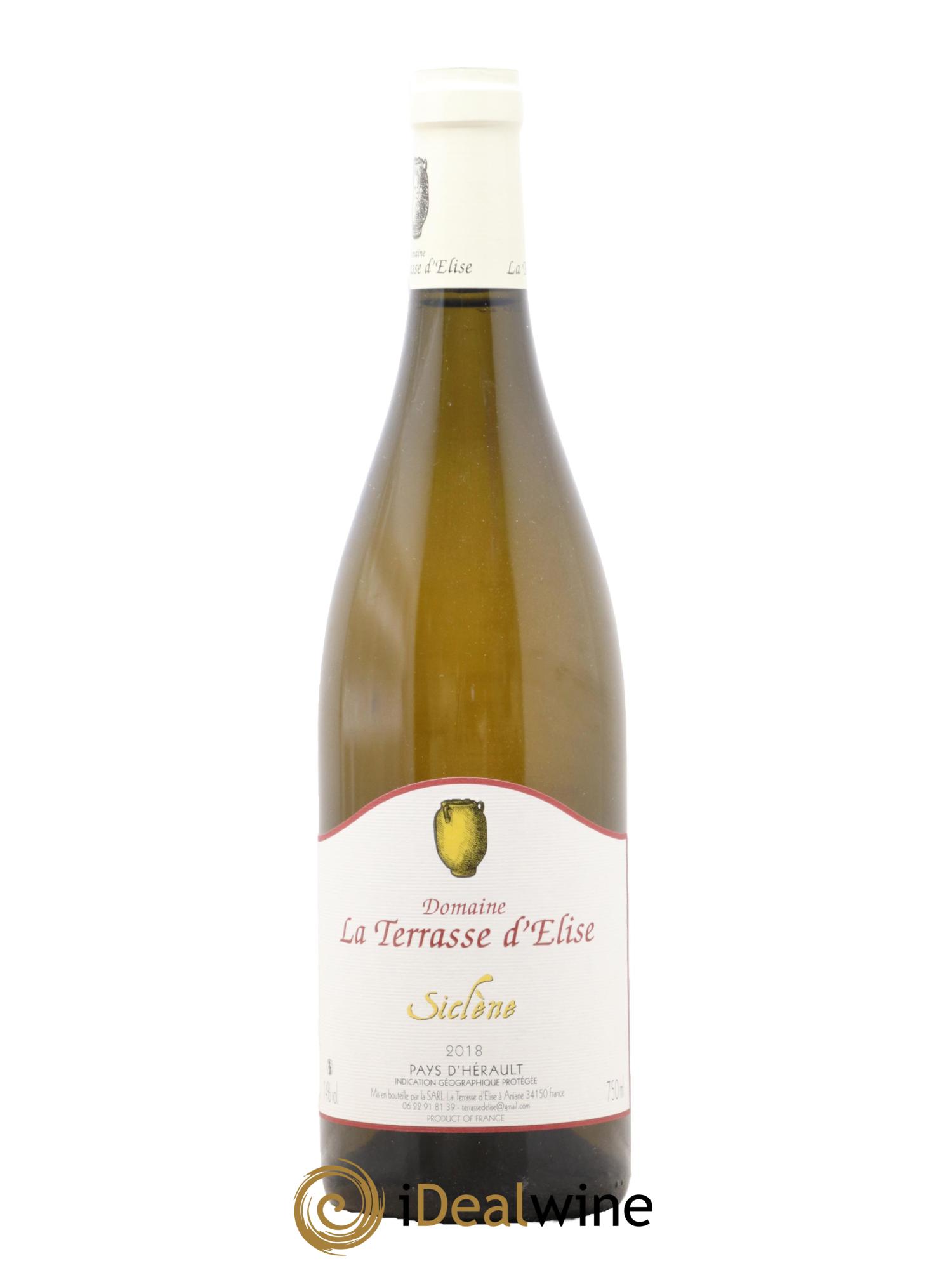 Pays d'Hérault Siclène La Terrasse D'Elise 2018 - Lot de 1 bouteille - 0