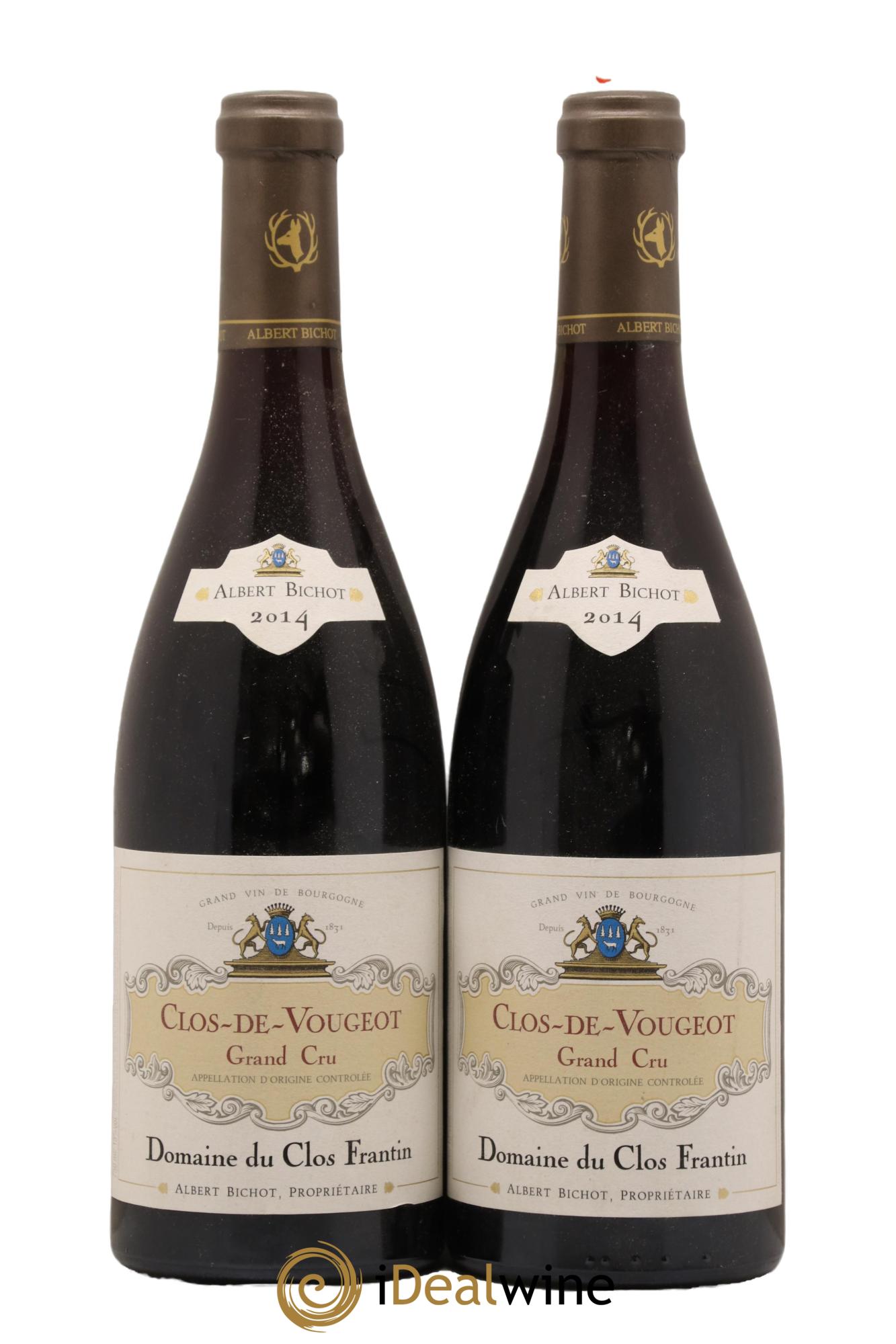 Clos de Vougeot Grand Cru Clos Frantin - Albert Bichot 2014 - Lot de 2 bouteilles - 0
