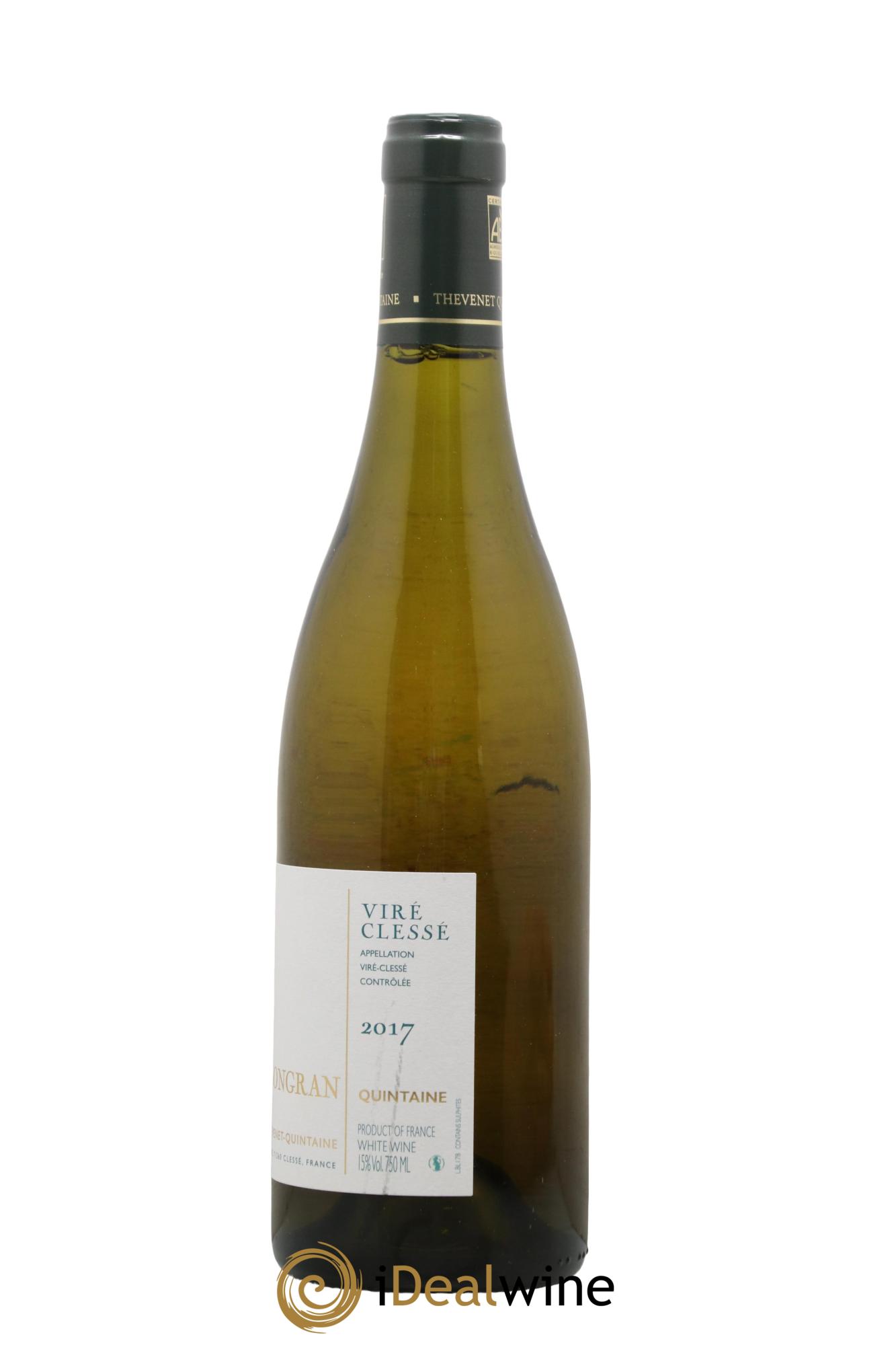 Viré-Clessé Cuvée Levroutée Domaine de la Bongran (J.Thevenet) 2017 - Lotto di 1 bottiglia - 1