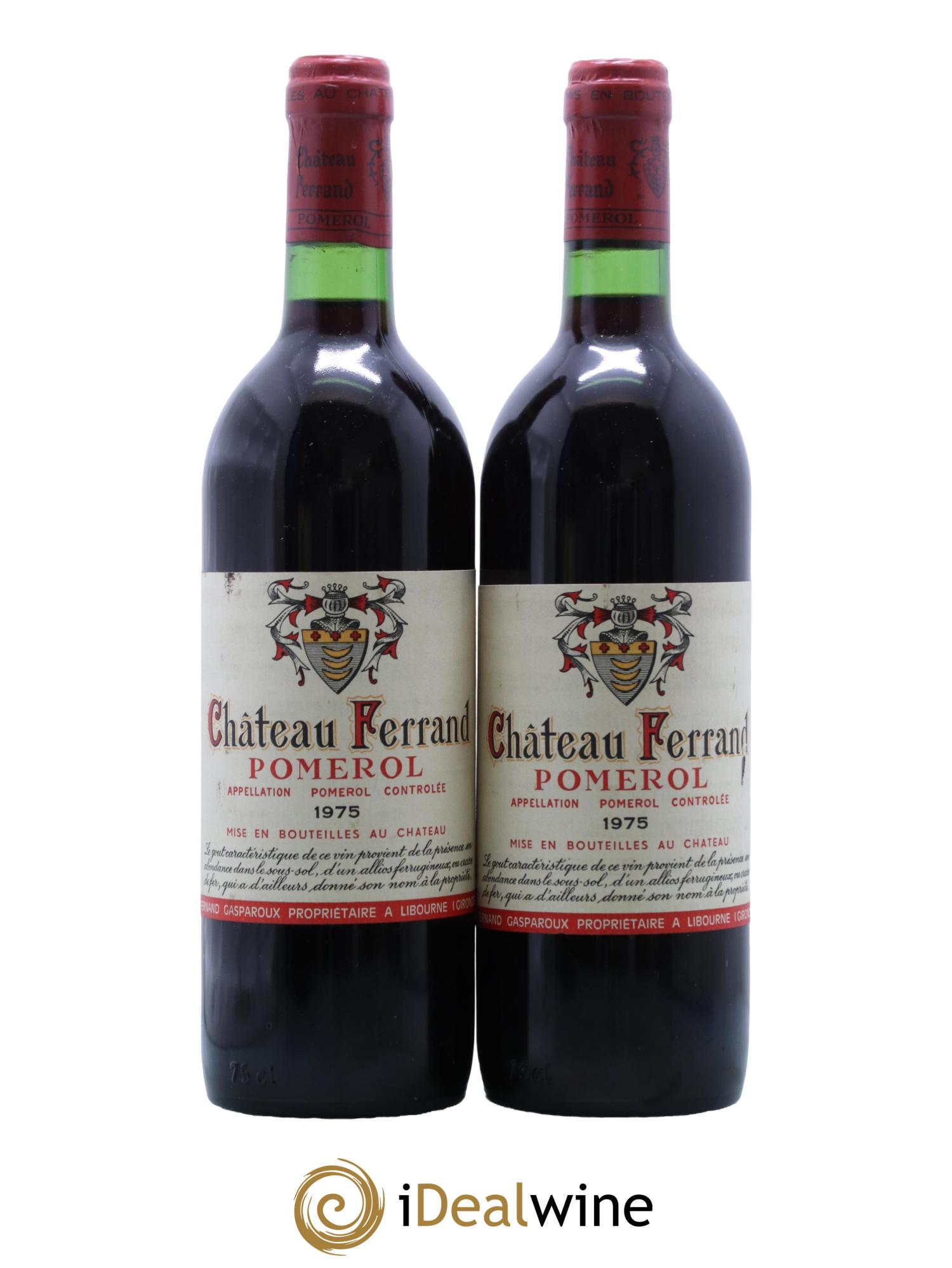 Château Ferrand 1975 - Lot de 2 bouteilles - 0