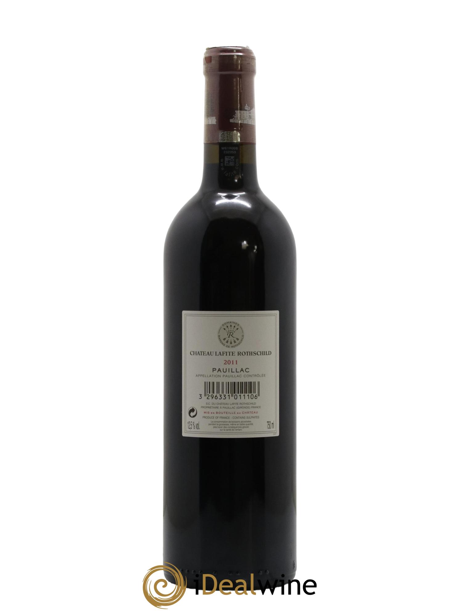Château Lafite Rothschild 1er Grand Cru Classé 2011 - Posten von 1 Flasche - 1