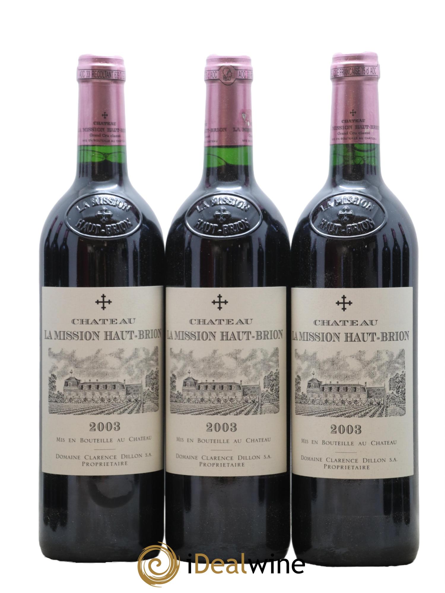 Château la Mission Haut-Brion Cru Classé de Graves 2003 - Lot of 12 bottles - 5