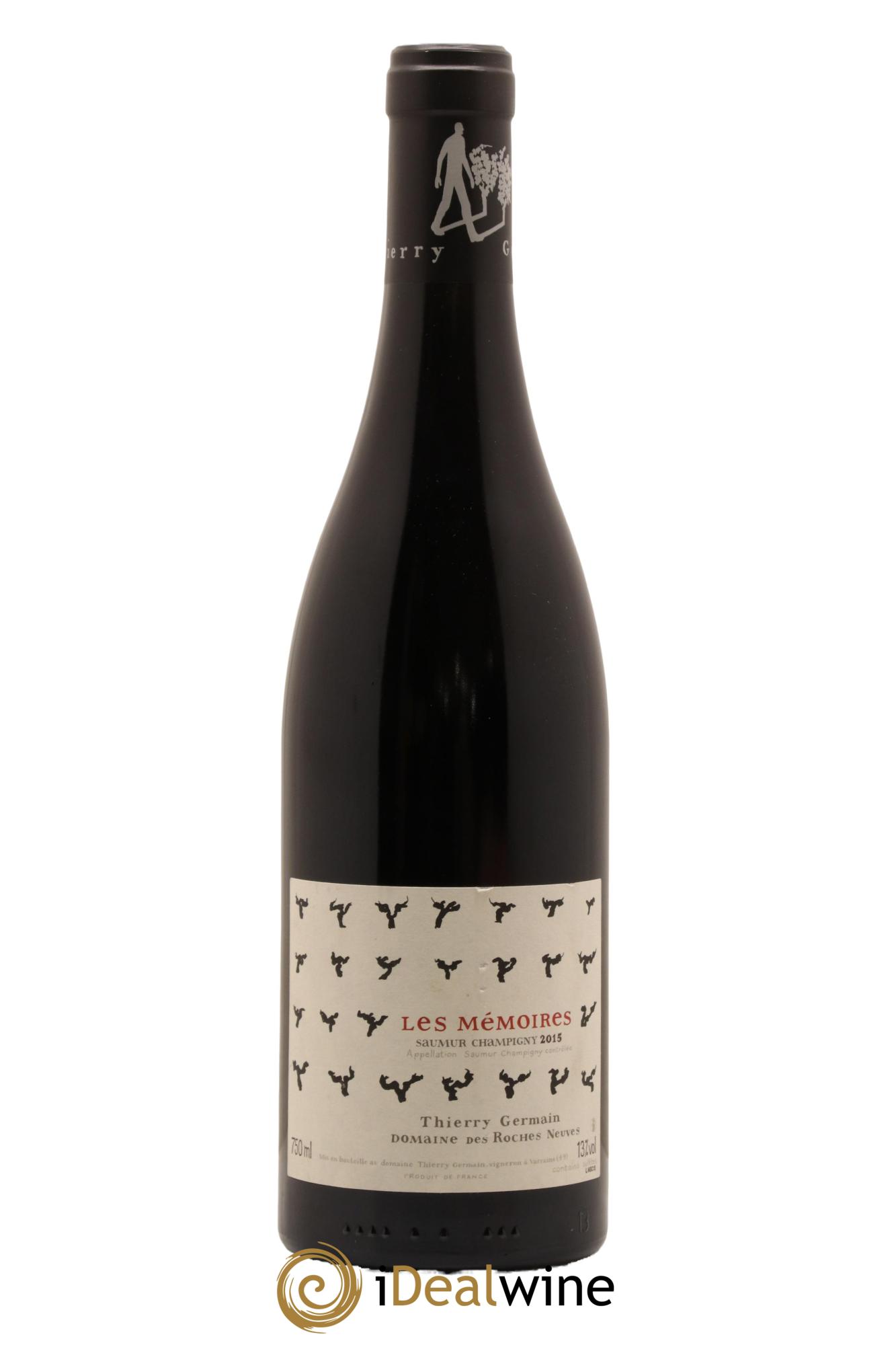 Saumur-Champigny Les Mémoires Domaine des Roches Neuves - Thierry Germain 2015 - Lot de 1 bouteille - 0