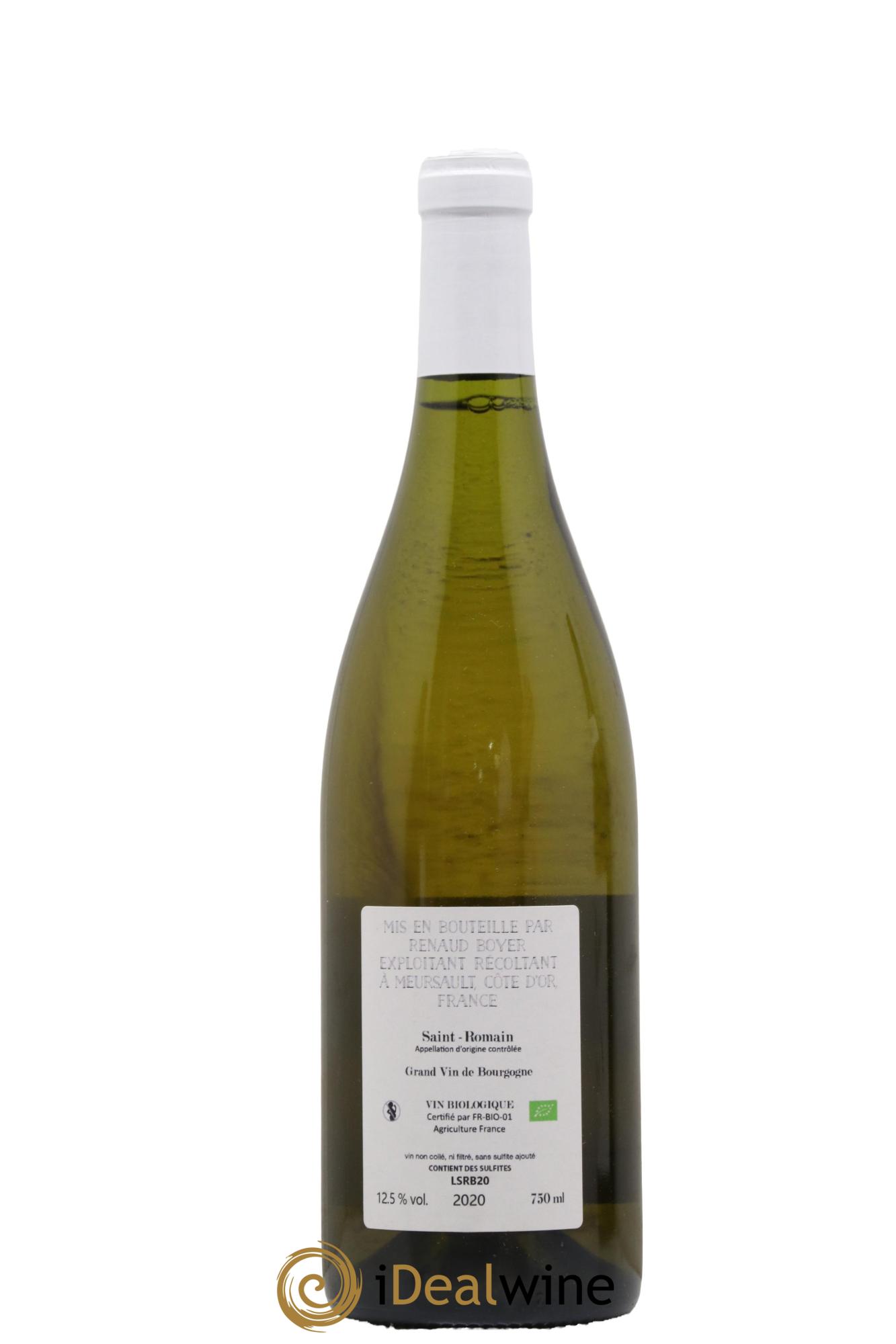 Saint-Romain Renaud Boyer 2020 - Lot of 1 bottle - 1