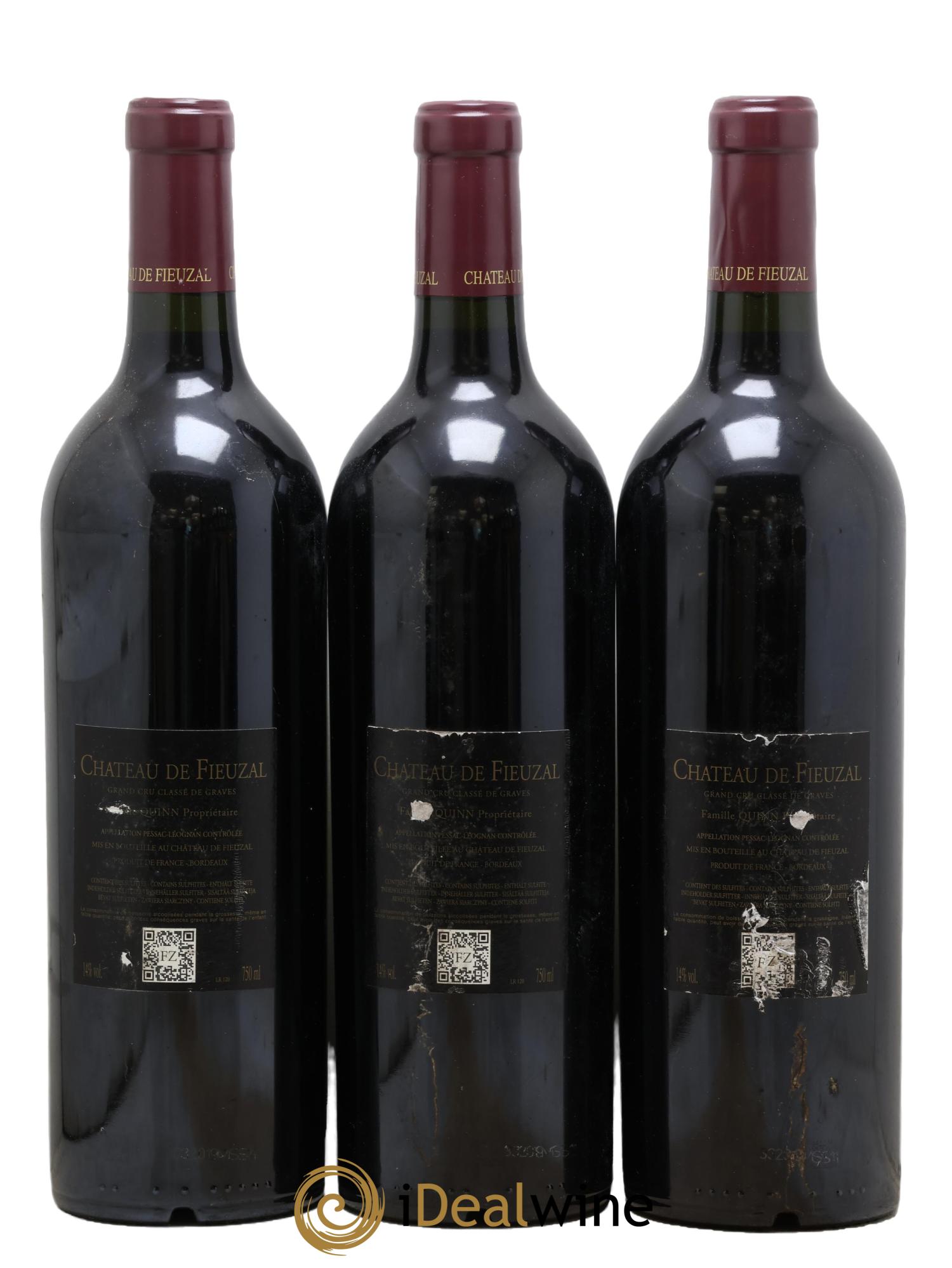 Château de Fieuzal Cru Classé de Graves 2020 - Lot of 3 bottles - 1