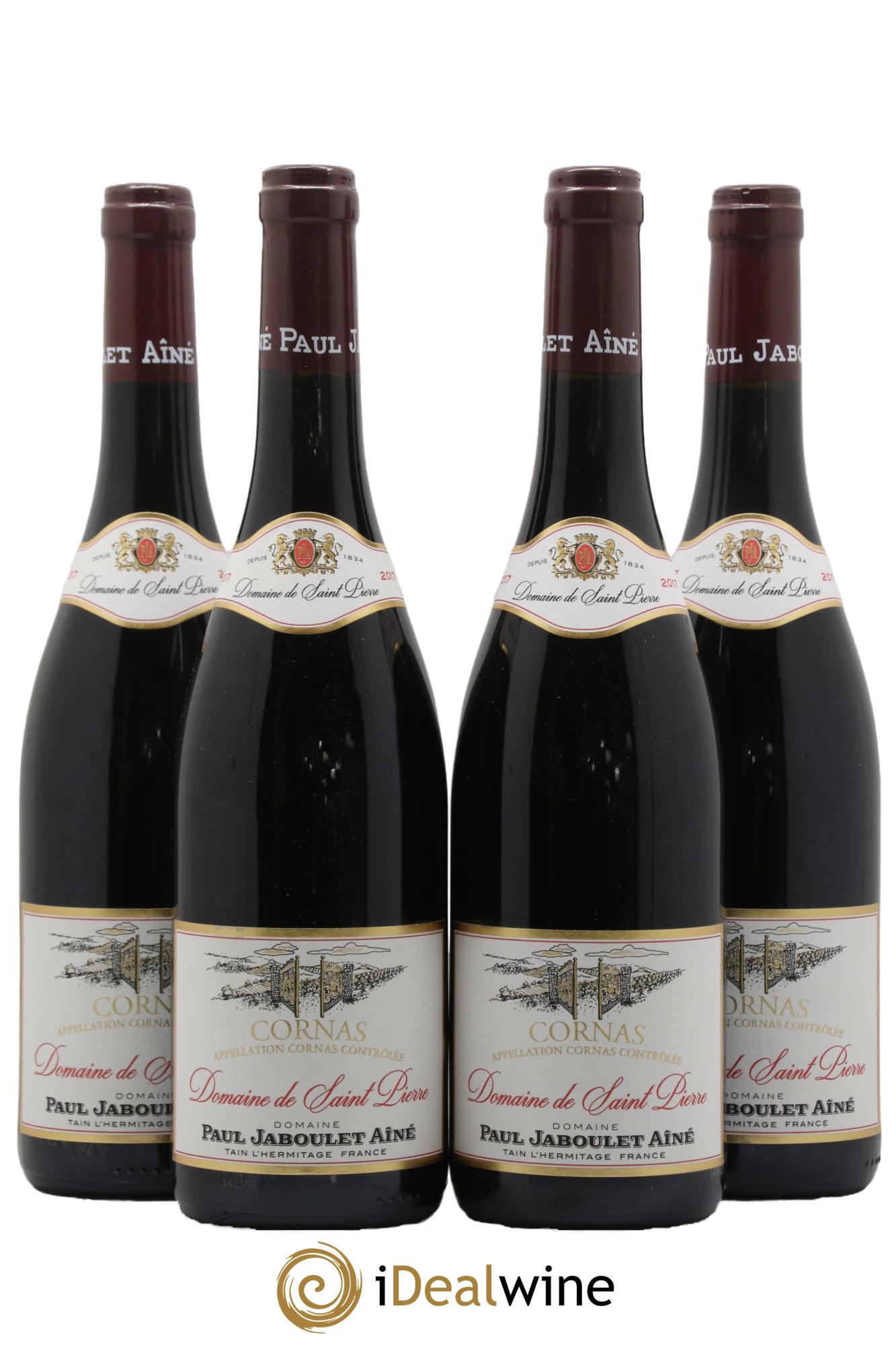 Cornas Domaine de Saint-Pierre Paul Jaboulet Ainé  2017 - Posten von 4 Flaschen - 0