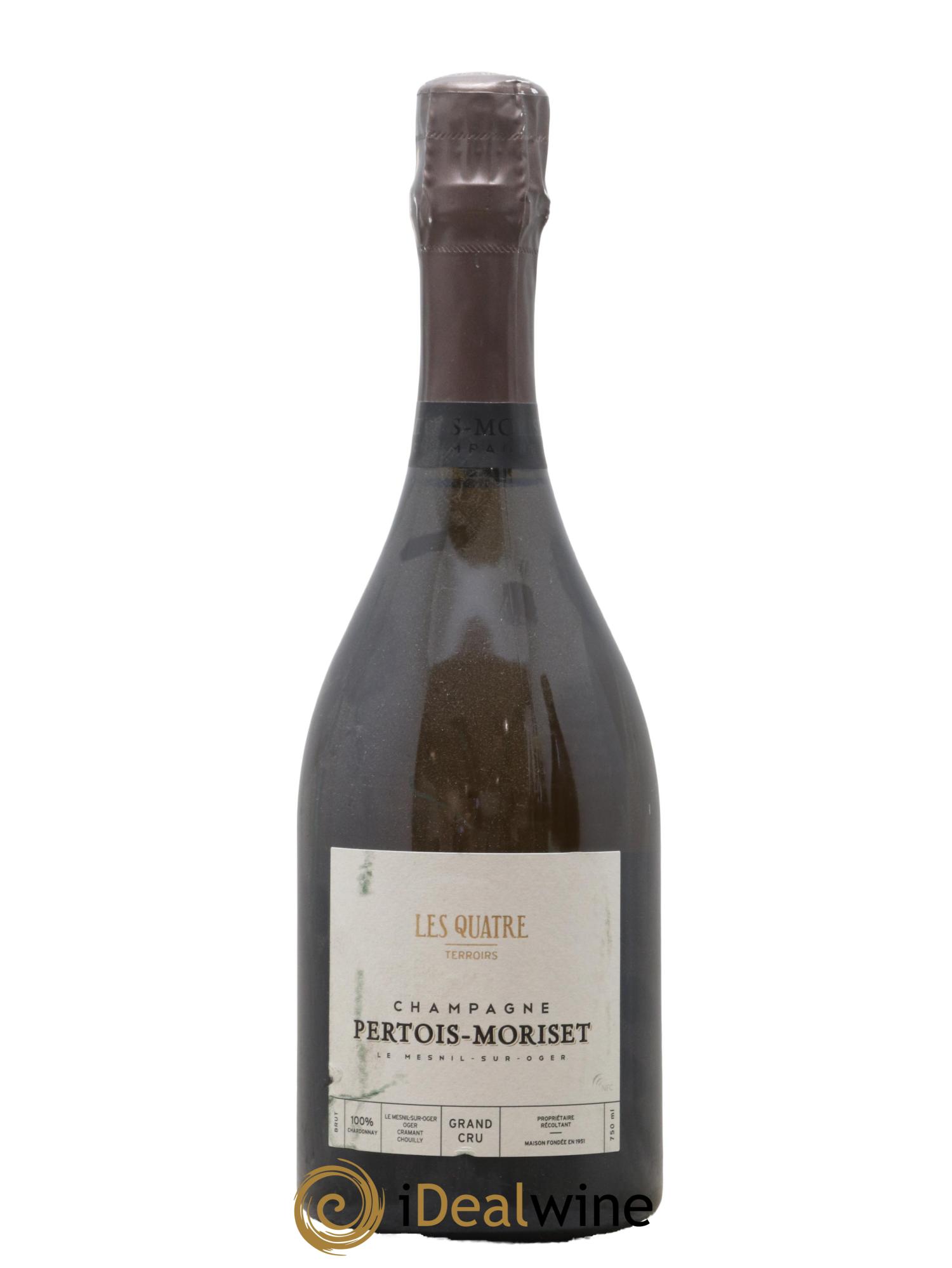 Champagne Brut Les Quatre Terroirs Pertois Moriset - Lot de 1 bouteille - 0
