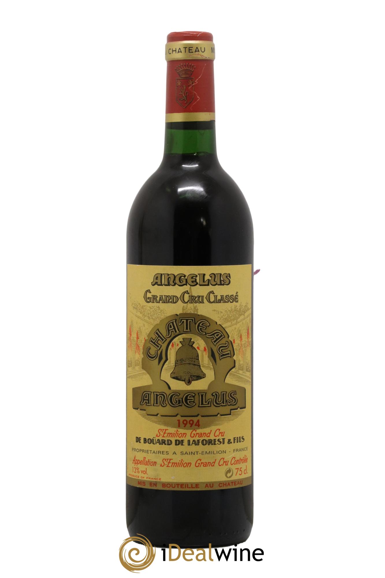 Château Angélus 1er Grand Cru Classé A 1994 - Lot de 1 bouteille - 0