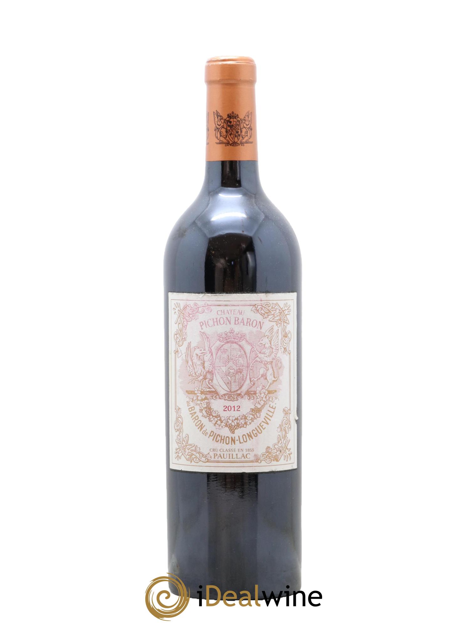 Pichon Longueville Baron 2ème Grand Cru Classé 2012 - Lot de 1 bouteille - 0