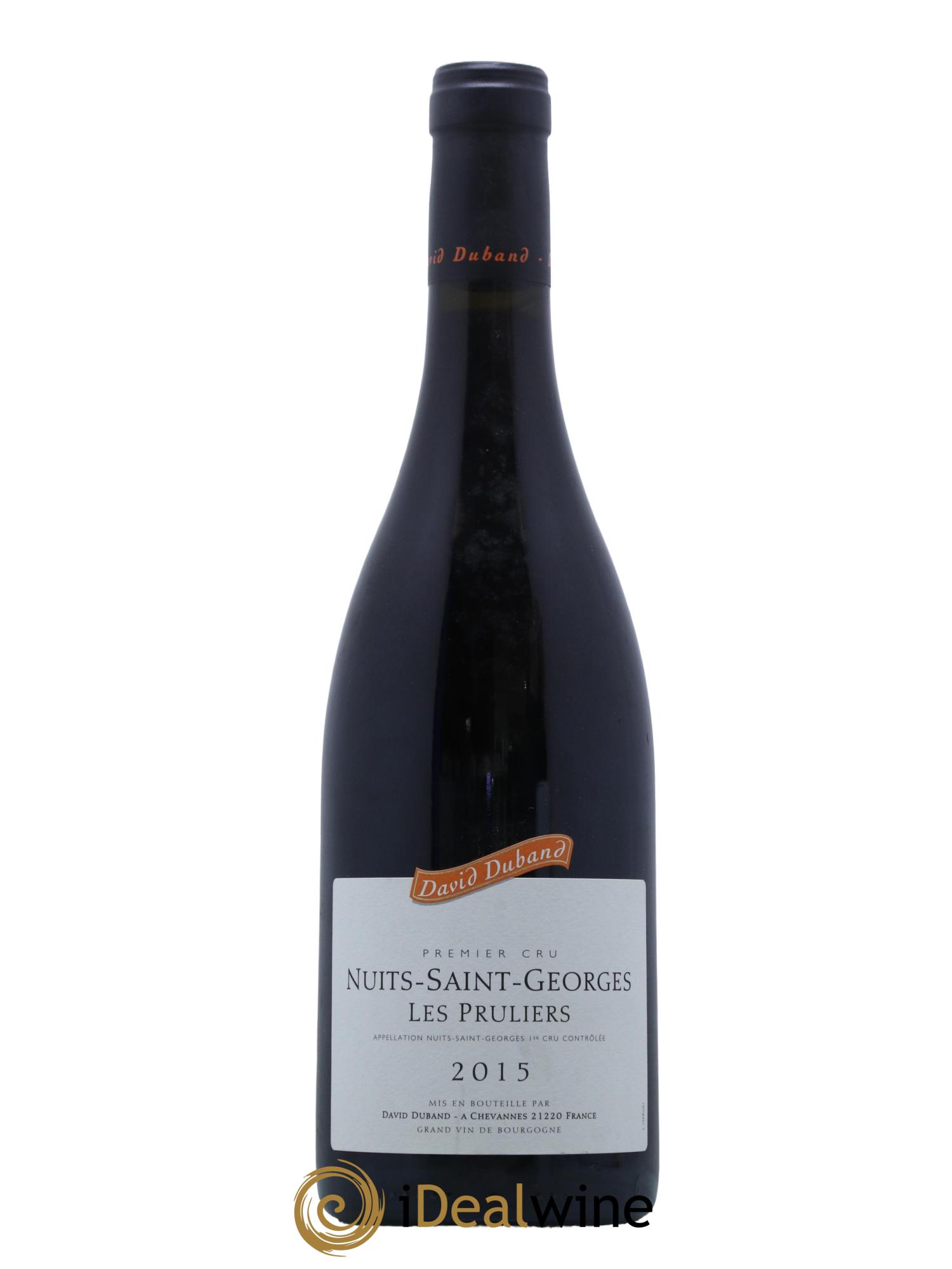 Nuits-Saint-Georges 1er Cru Les Pruliers David Duband (Domaine) 2015 - Lot de 1 bouteille - 0