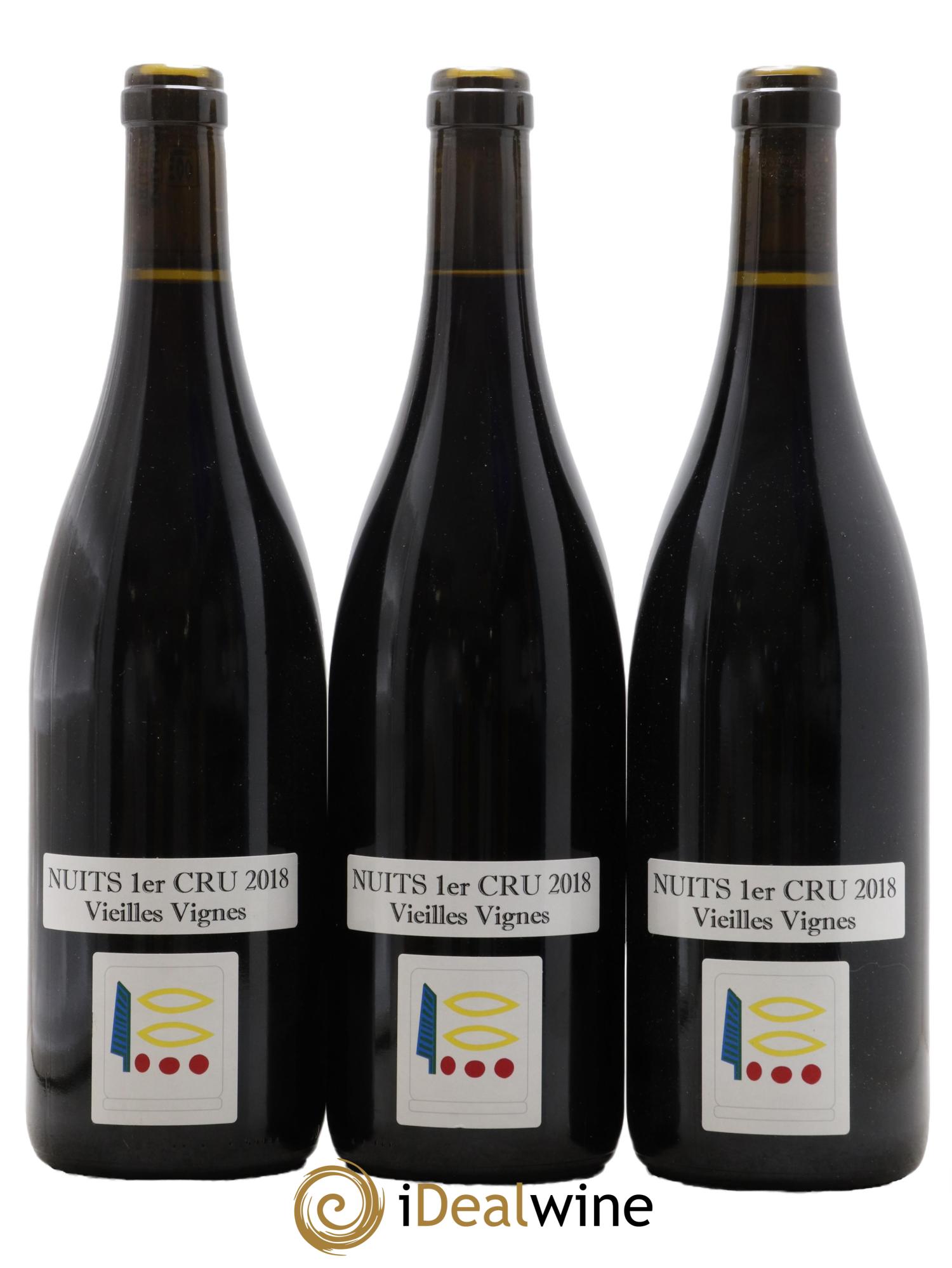 Nuits-Saint-Georges 1er Cru Vieilles Vignes Prieuré Roch 2018 - Lot de 3 bouteilles - 0