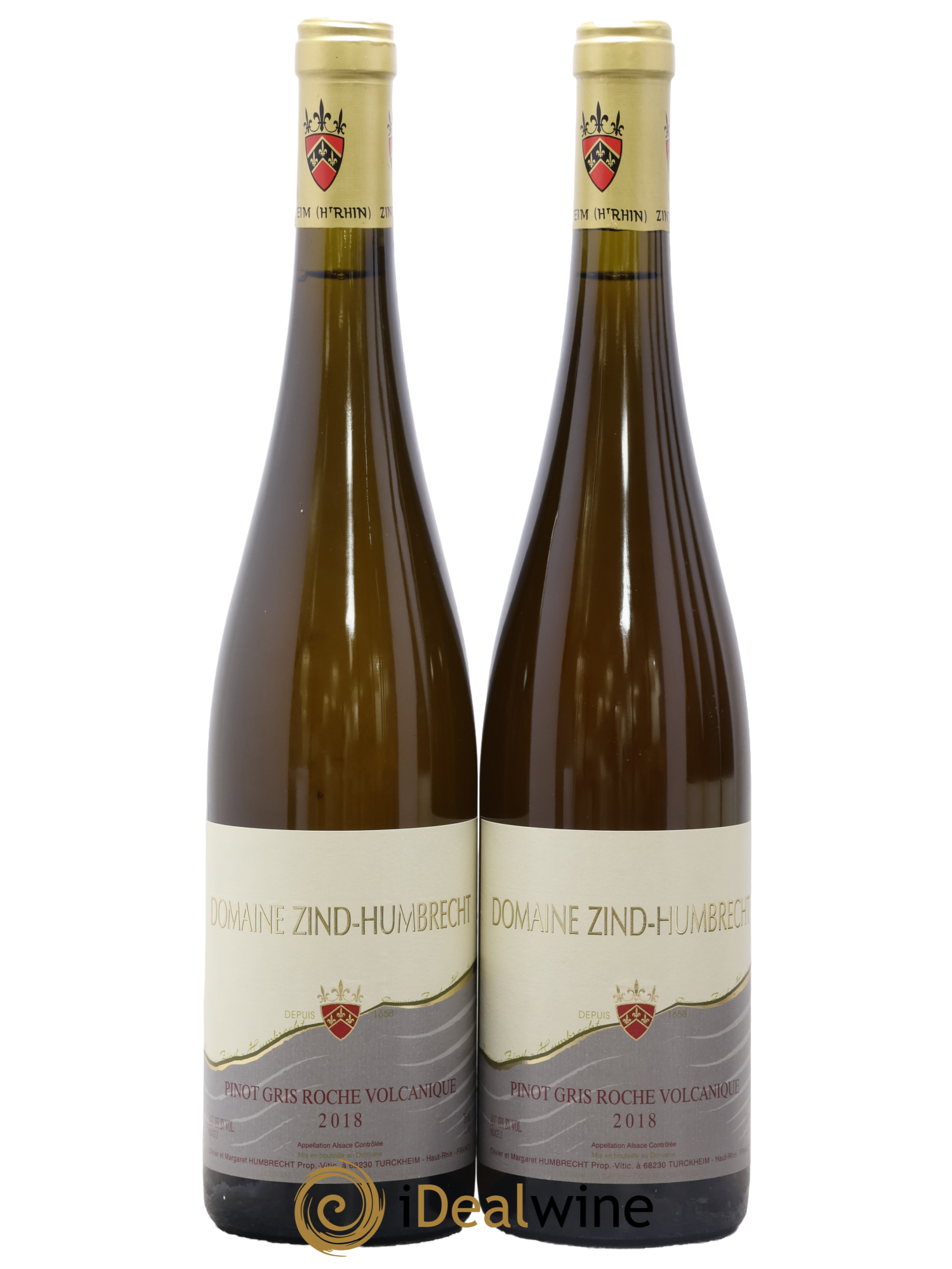 Alsace Pinot Gris Roche Volcanique Zind-Humbrecht (Domaine) 2018 - Lot of 2 bottles - 0