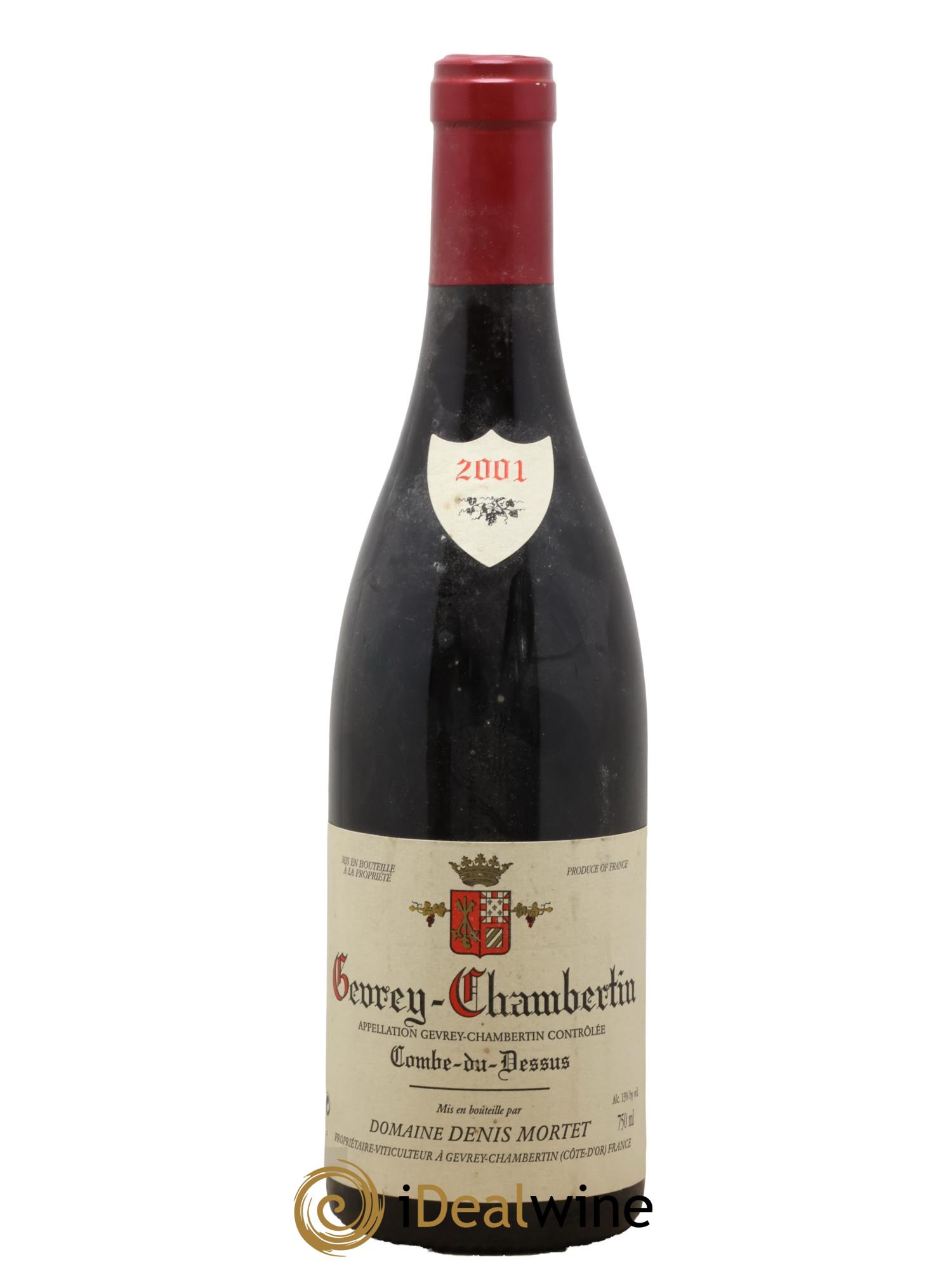 Gevrey-Chambertin Combe du Dessus Denis Mortet (Domaine) 2001 - Lotto di 1 bottiglia - 0