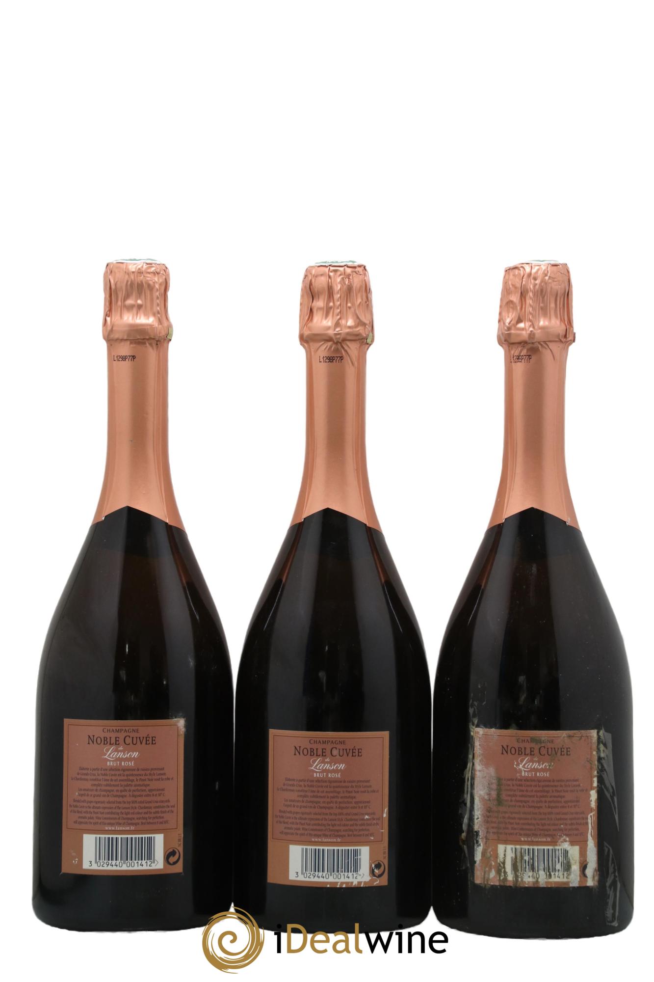 Noble Cuvée Lanson - Lotto di 3 bottiglie - 1