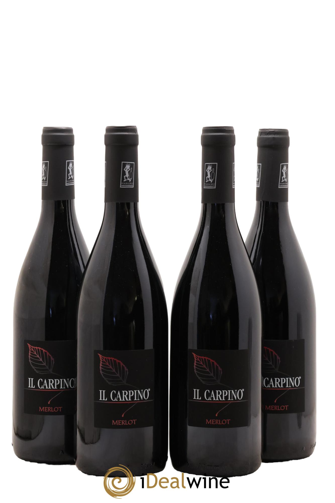 Italie Venezia Giulia IGT Merlot Il Carpino 2018 - Lot de 4 bouteilles - 0