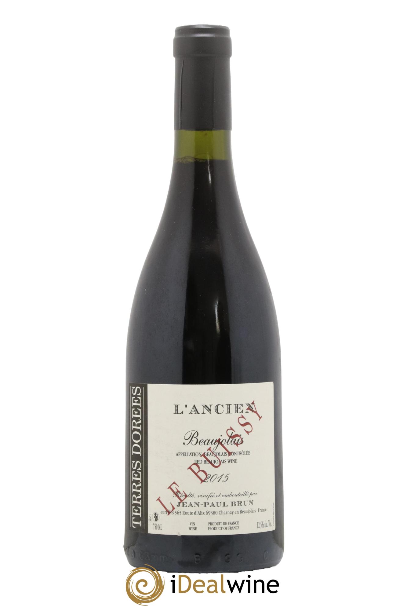 Beaujolais L'Ancien Le Buissy Terres dorées - J-P. Brun (Domaine des) 2015 - Lot de 1 bouteille - 0