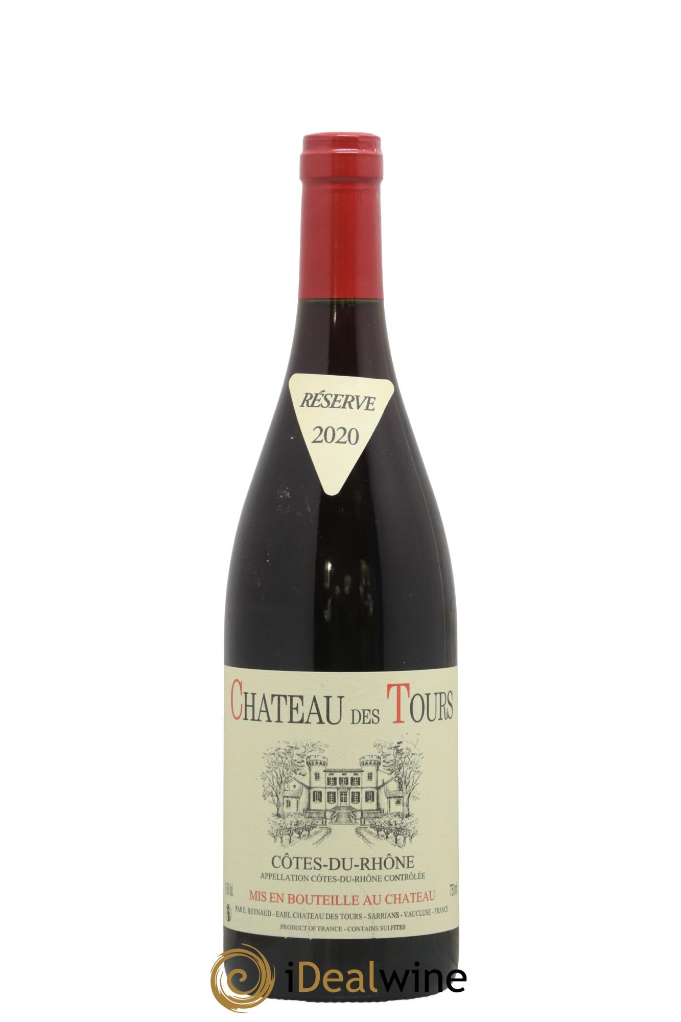 Côtes-du-Rhône Château des Tours Emmanuel Reynaud 2020 - Lot de 1 bouteille - 0
