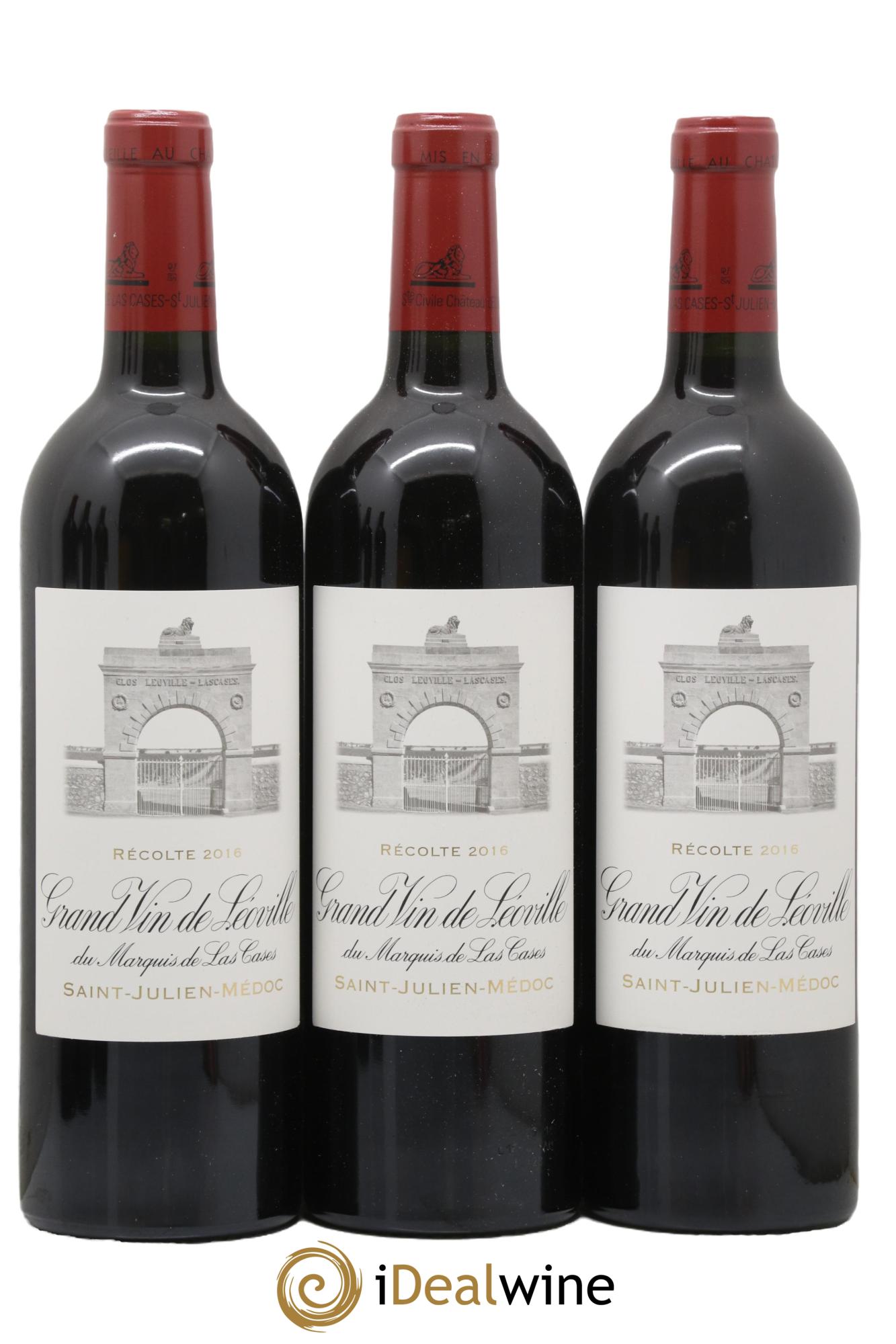 Château Léoville Las Cases 2ème Grand Cru Classé 2016 - Lotto di 6 bottiglie - 3