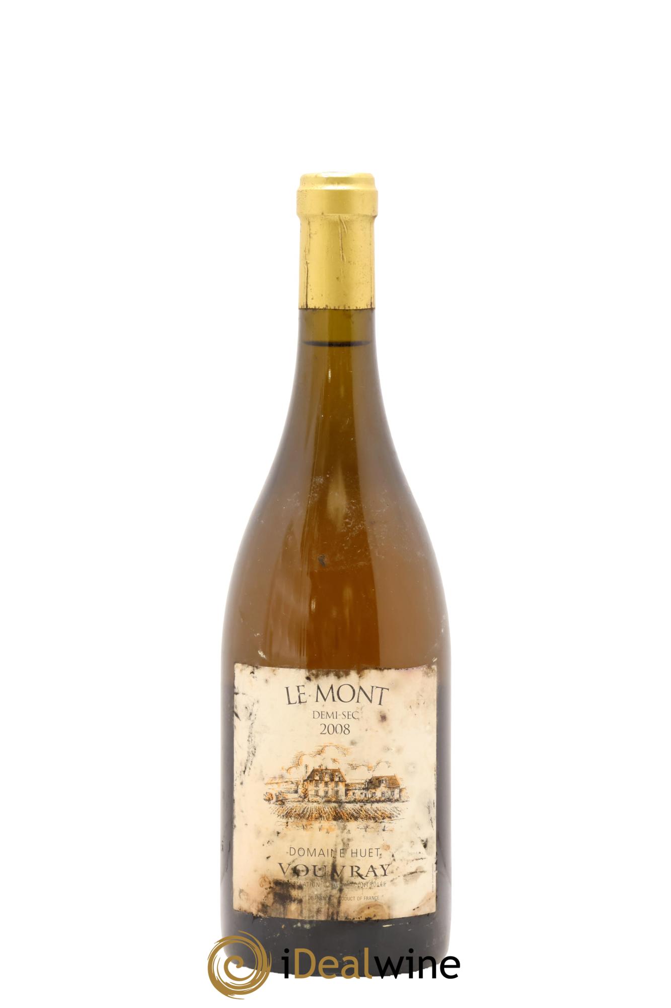 Vouvray Le Mont Demi-Sec Domaine Huet 2008 - Lot de 1 bouteille - 0