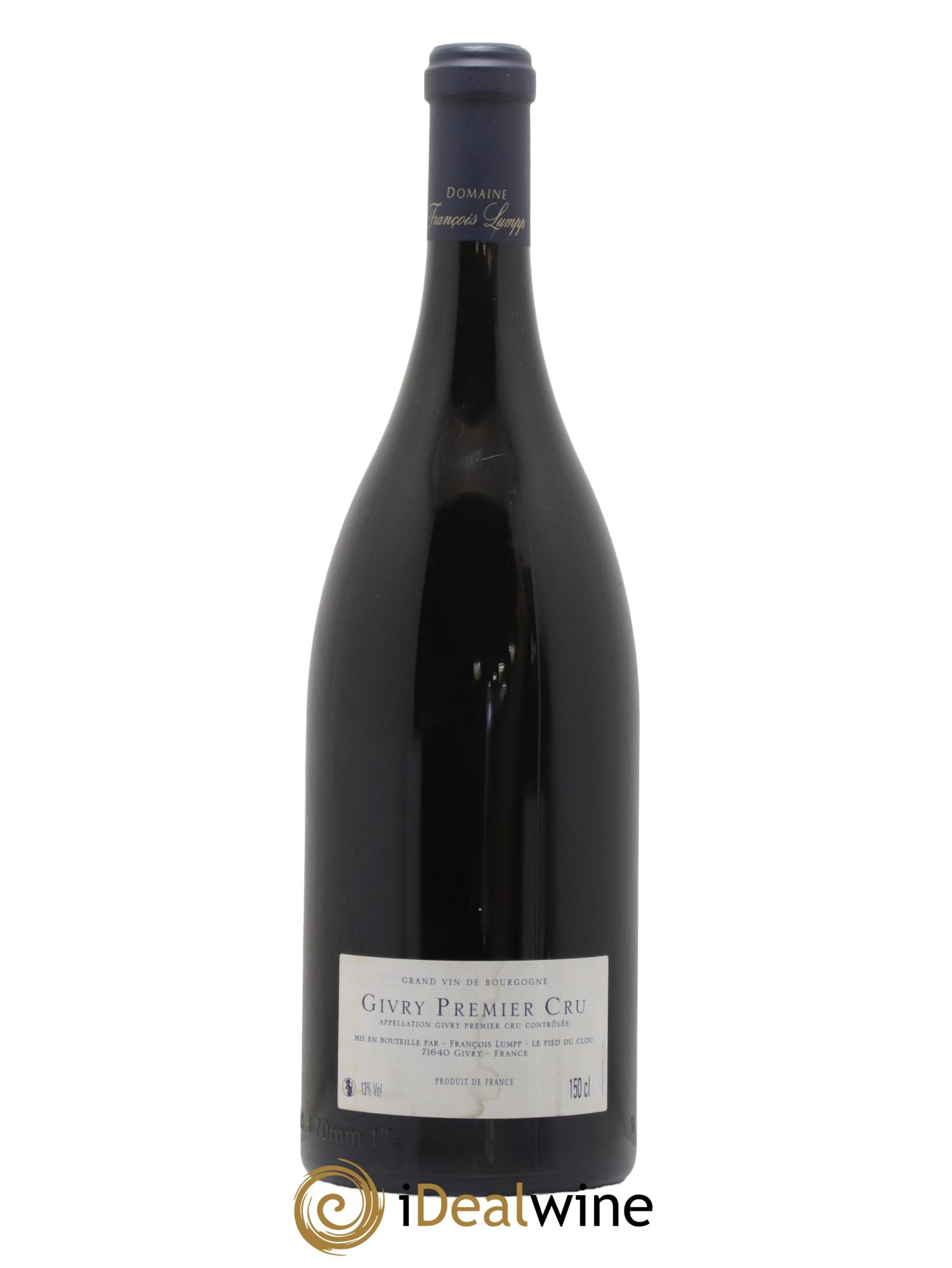 Givry 1er Cru A Vigne Rouge François Lumpp (Domaine) 2017 - Lot de 1 magnum - 1