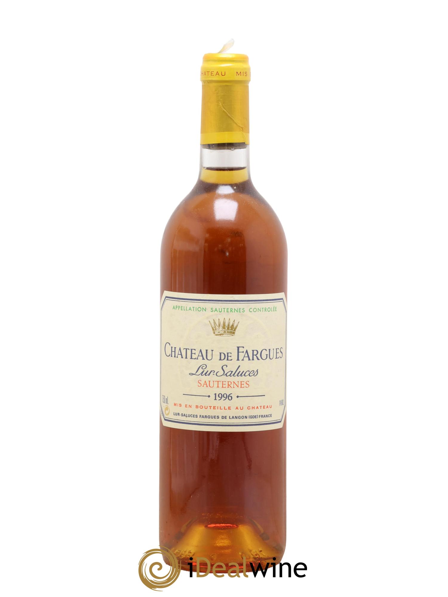 Château de Fargues 1996 - Lot of 1 bottle - 0